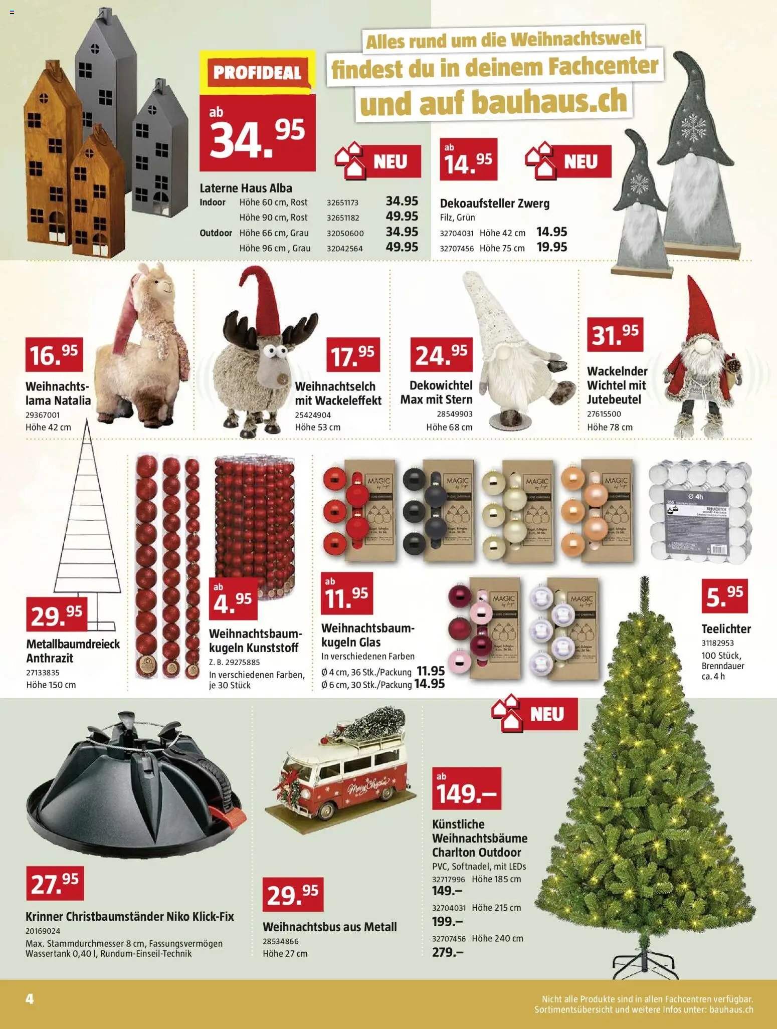 Bauhaus Aktionen (2025-10-27 - 2025-11-30)