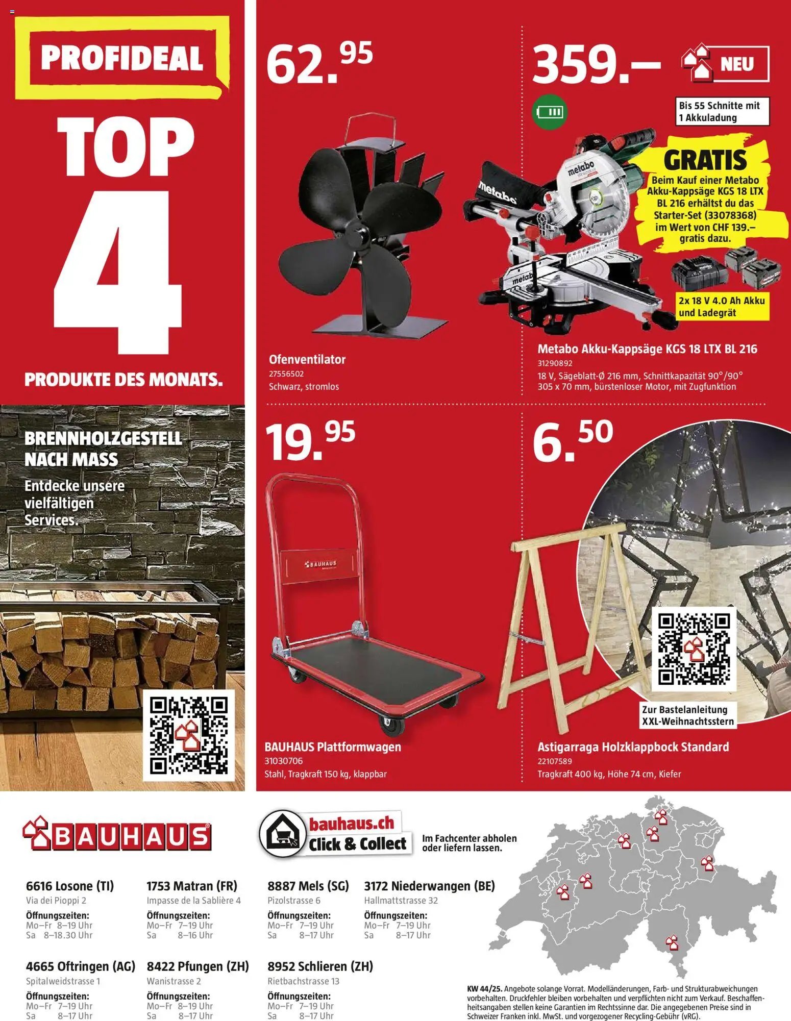 Bauhaus Aktionen (2025-10-27 - 2025-11-30)