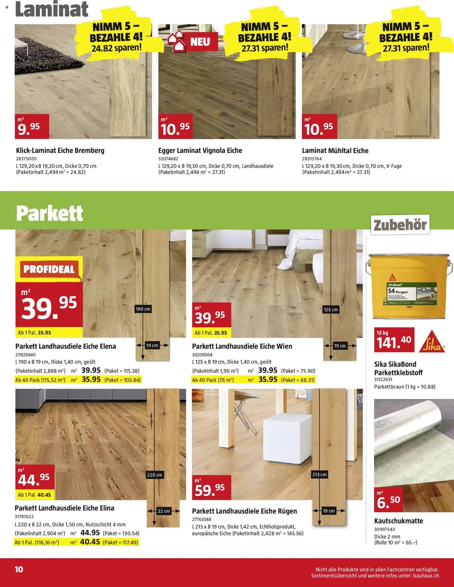 Bauhaus Aktionen (2025-10-27 - 2025-11-30)