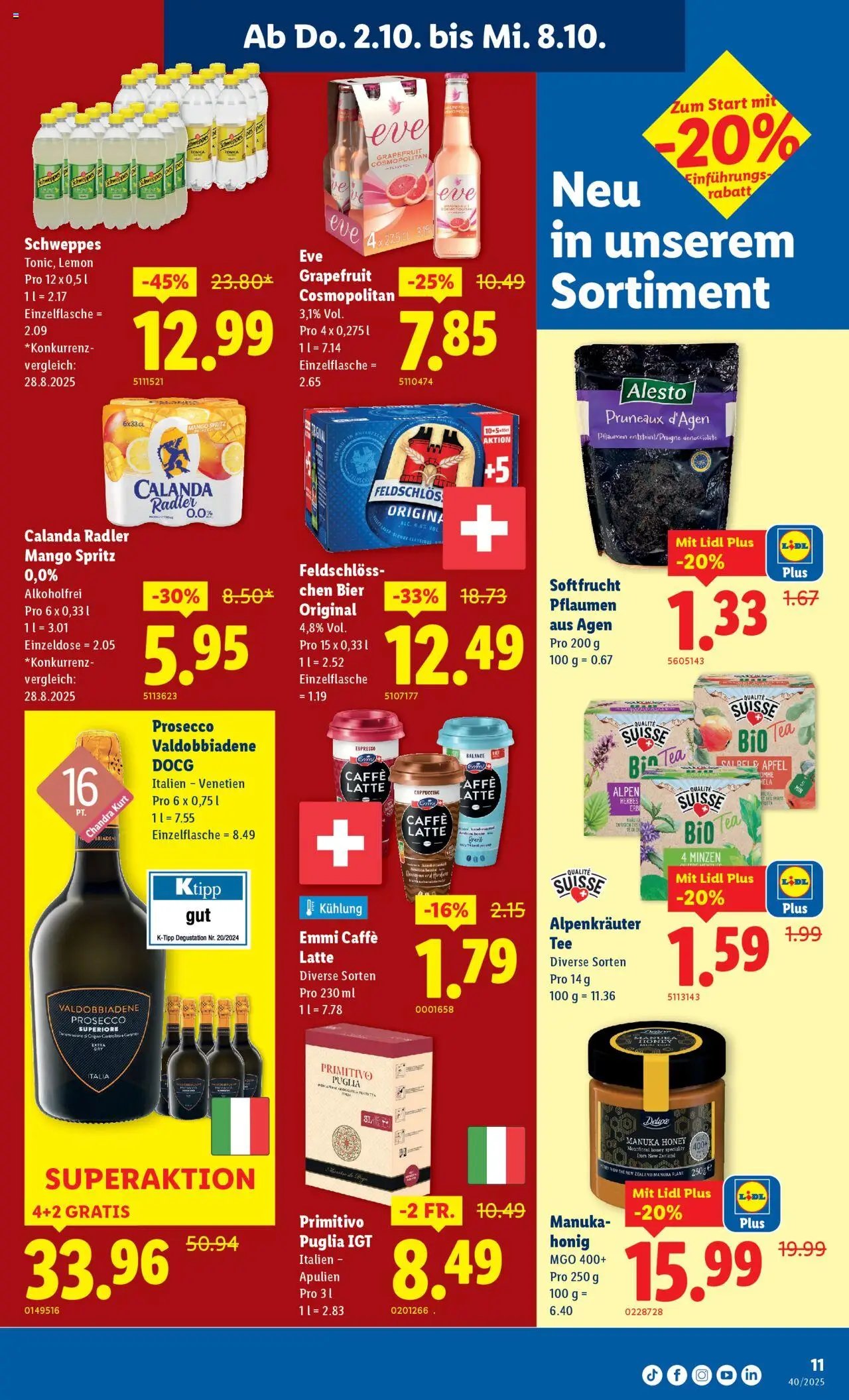Lidl Aktionen (2025-10-02 - 2025-10-08)