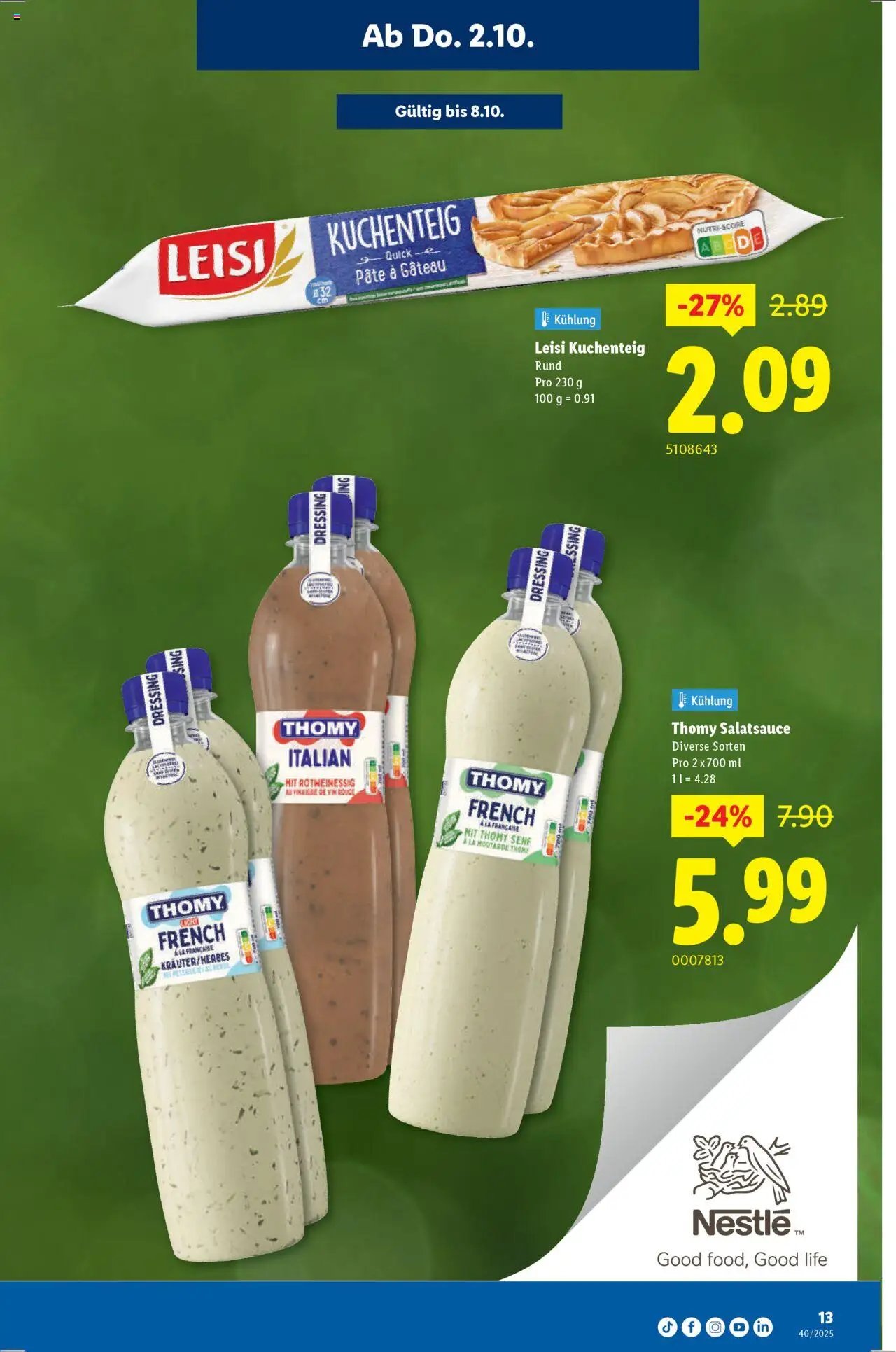 Lidl Aktionen (2025-10-02 - 2025-10-08)
