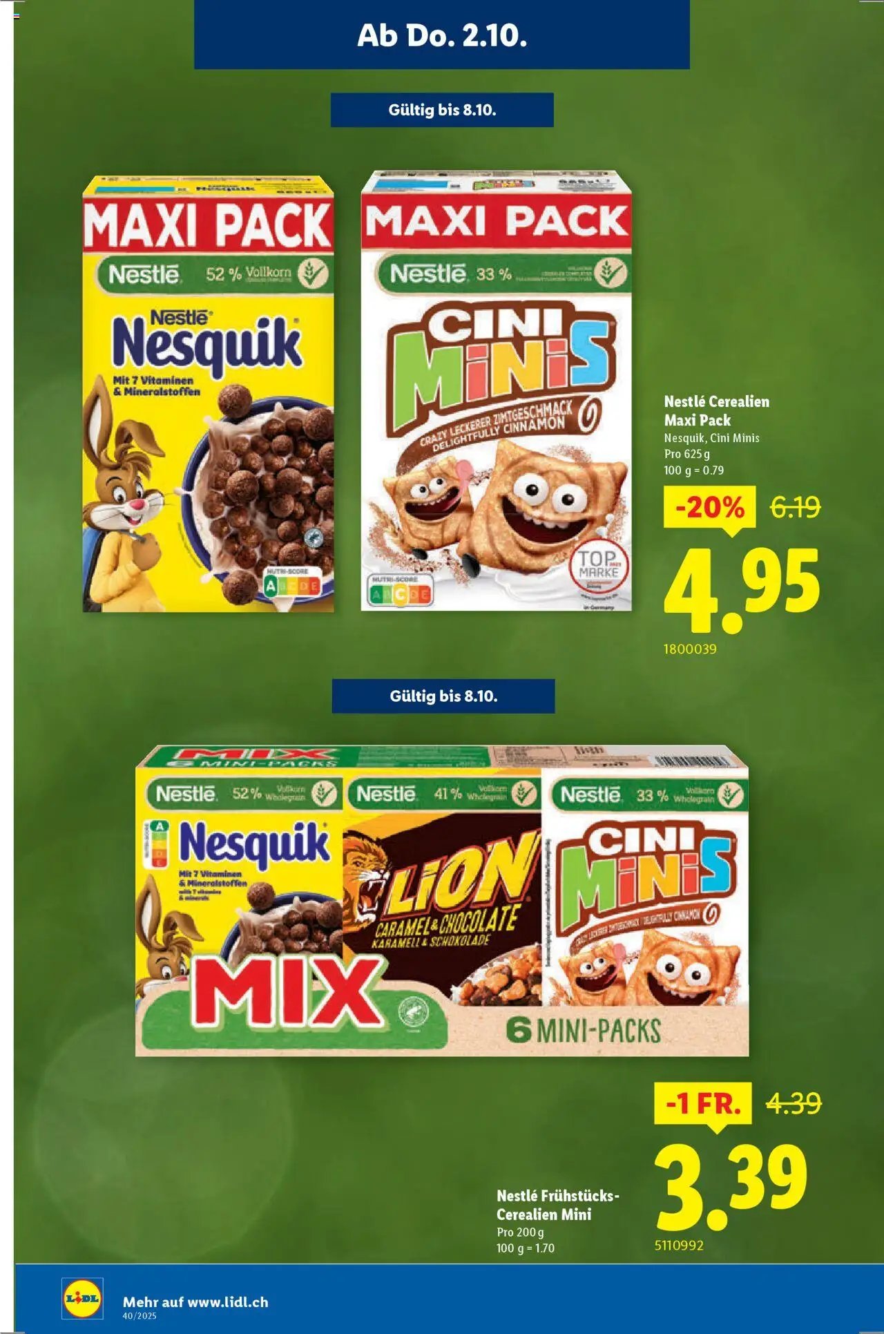 Lidl Aktionen (2025-10-02 - 2025-10-08)