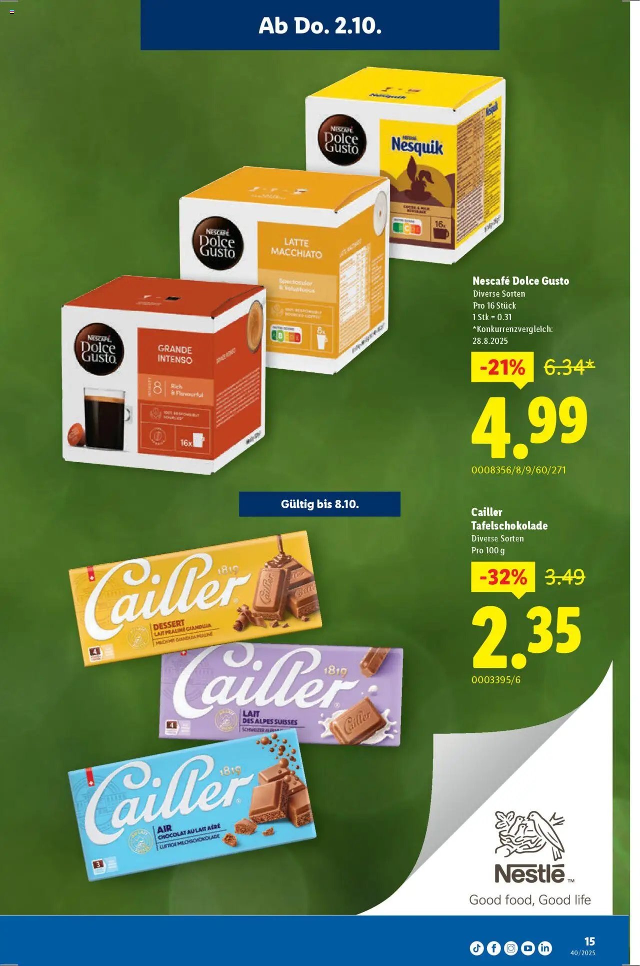 Lidl Aktionen (2025-10-02 - 2025-10-08)
