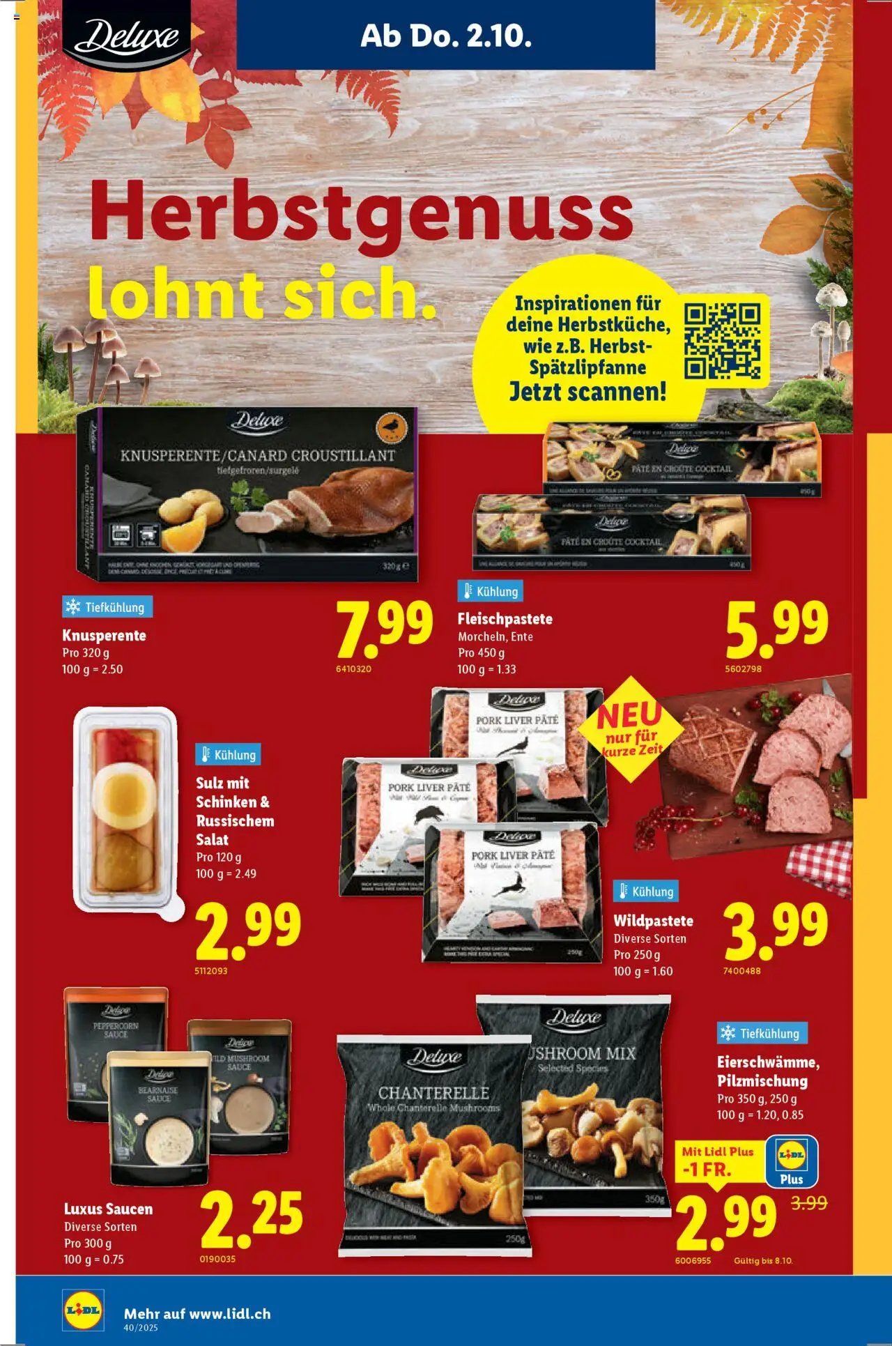 Lidl Aktionen (2025-10-02 - 2025-10-08)