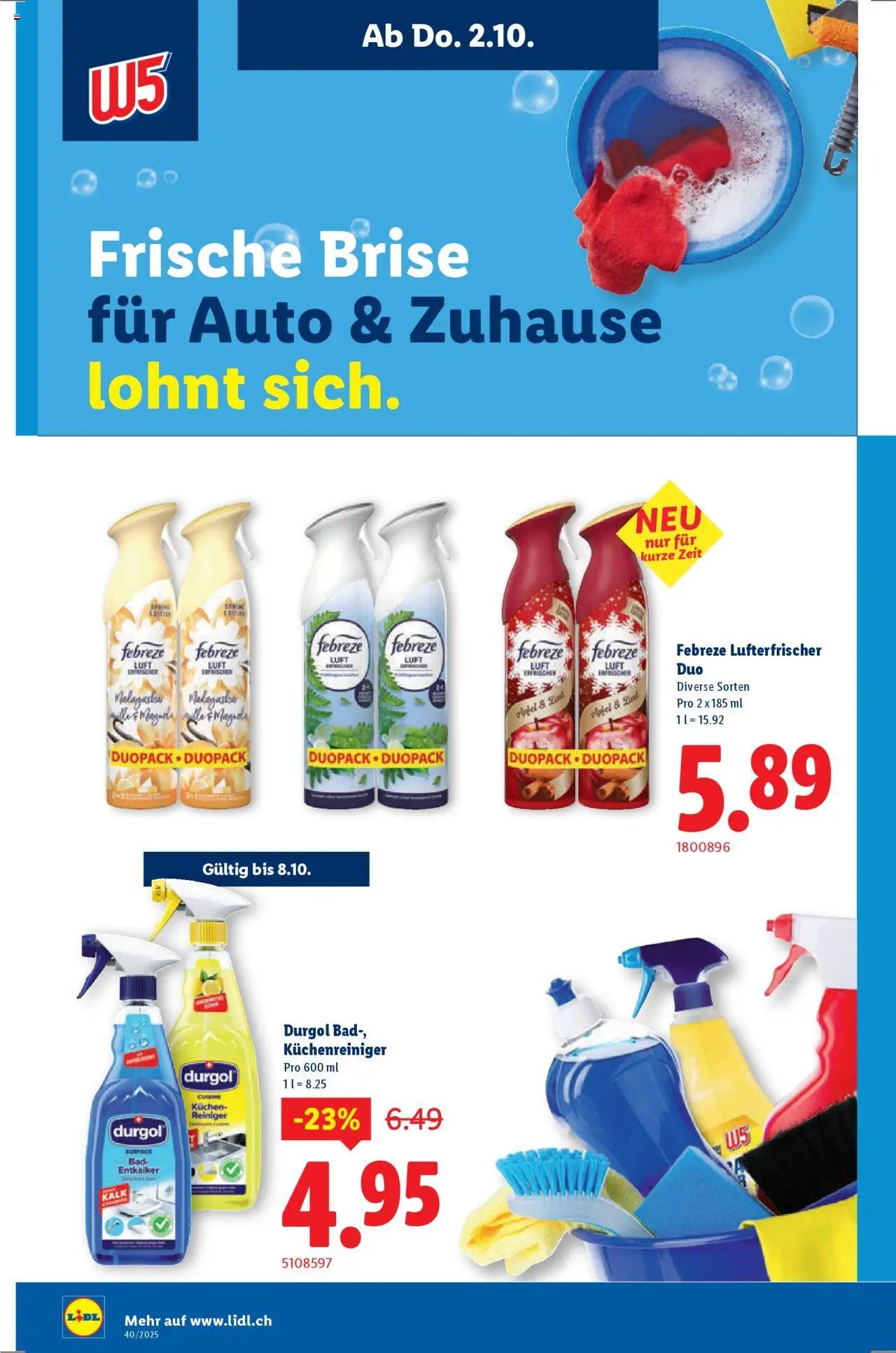 Lidl Aktionen (2025-10-02 - 2025-10-08)