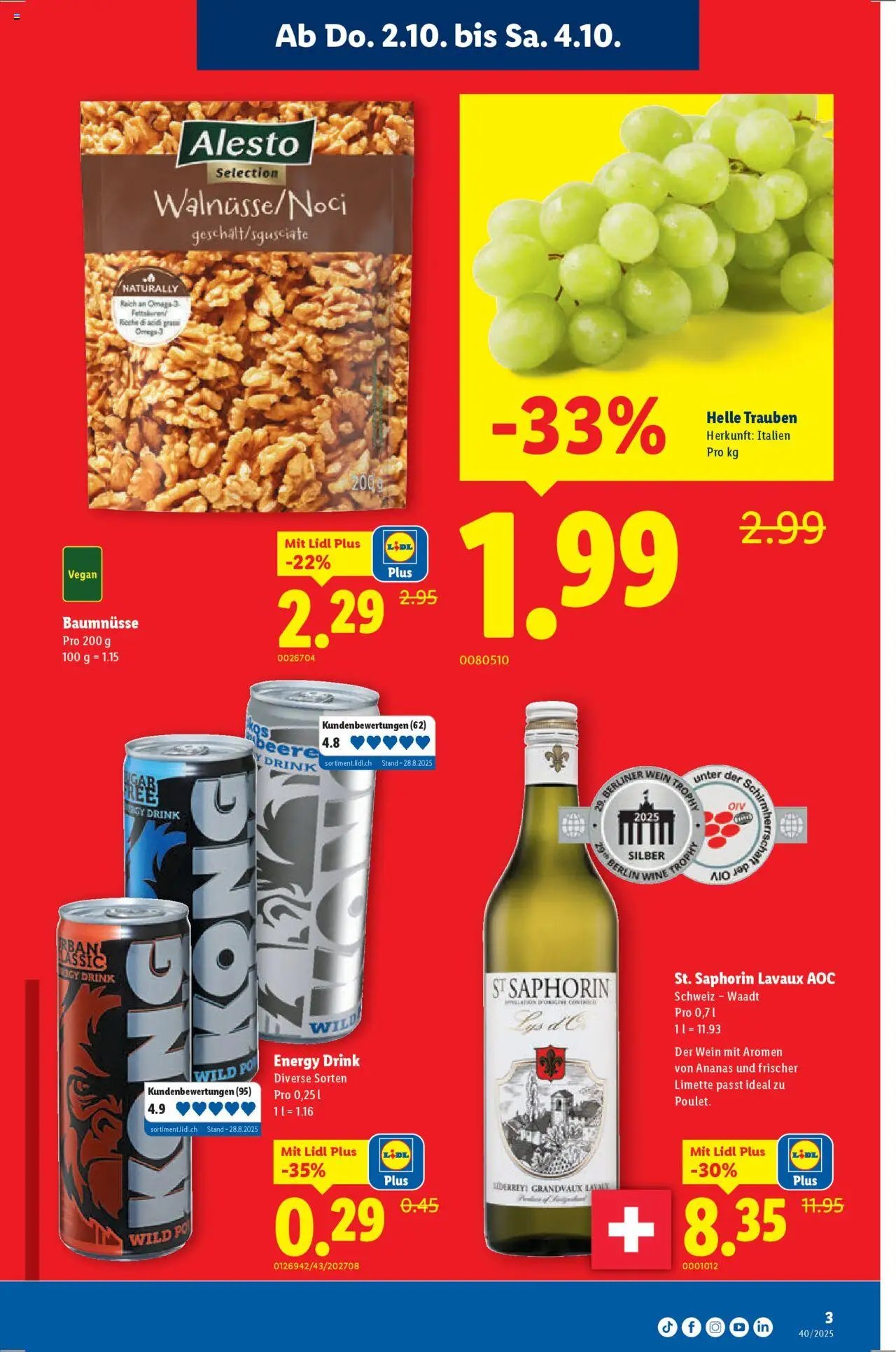 Lidl Aktionen (2025-10-02 - 2025-10-08)
