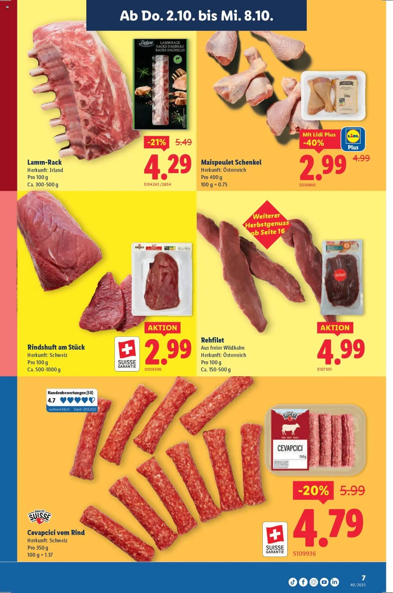 Lidl Aktionen (2025-10-02 - 2025-10-08)