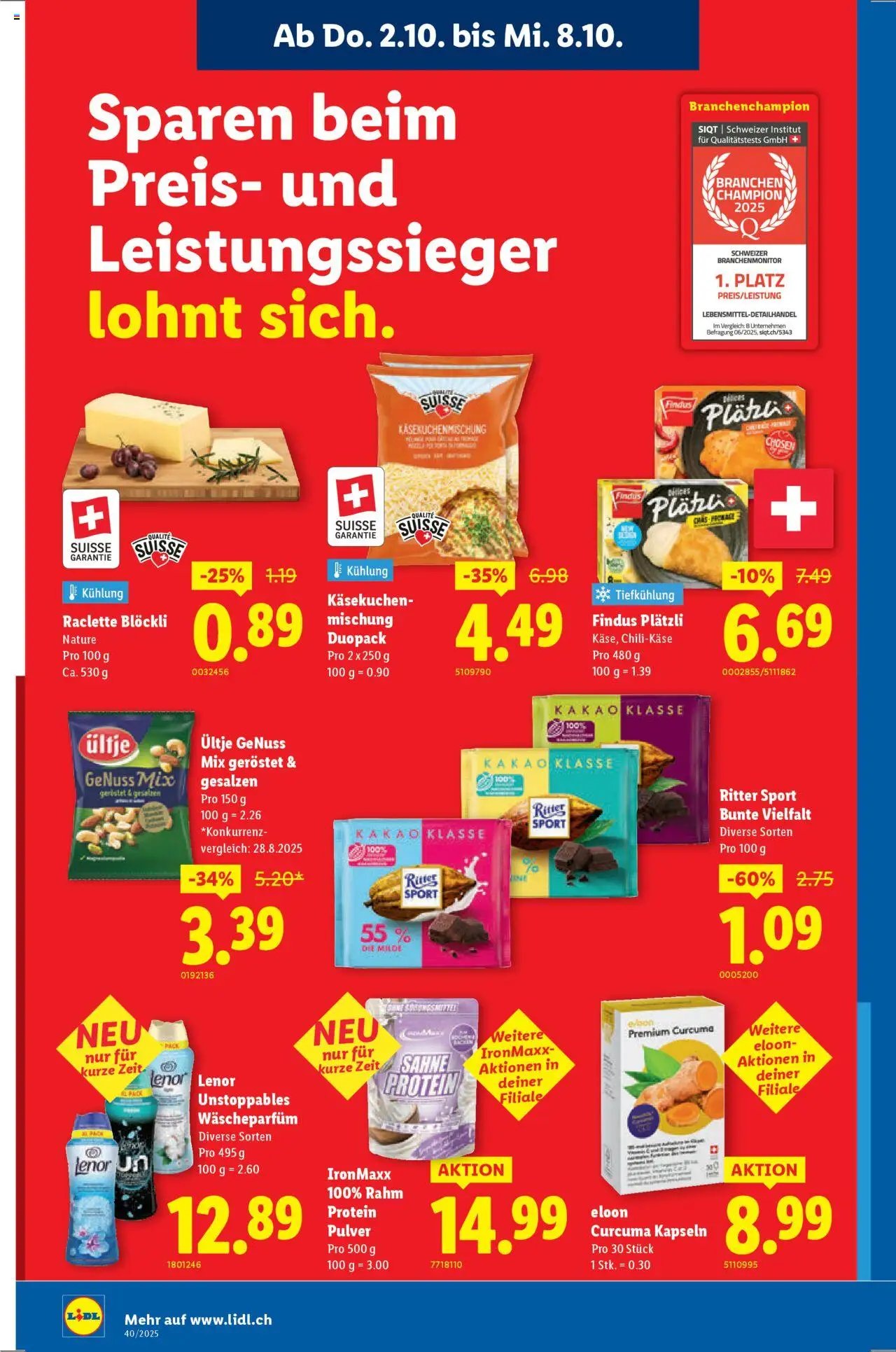 Lidl Aktionen (2025-10-02 - 2025-10-08)