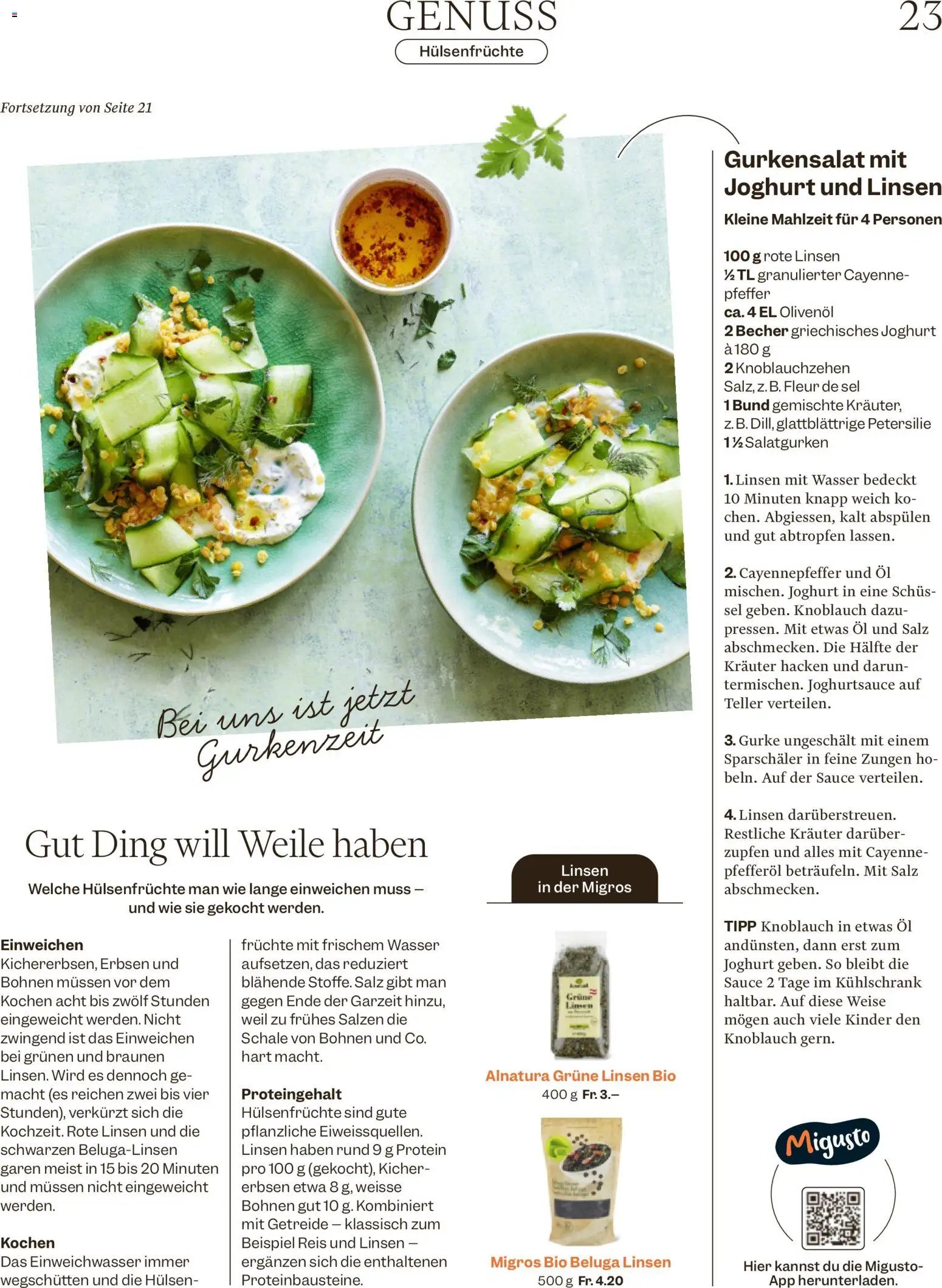 Migros aktionen Magazin