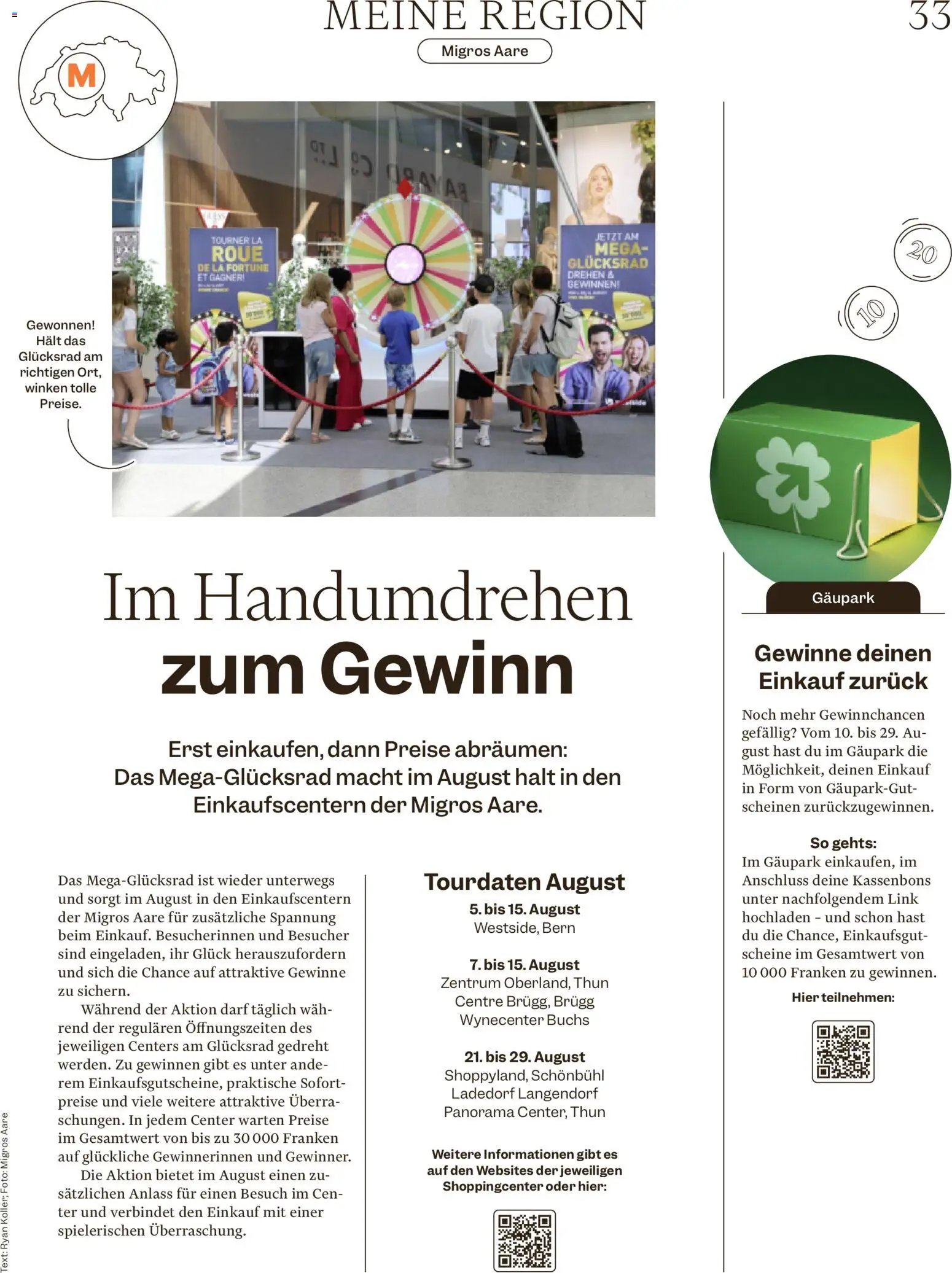Migros aktionen Magazin