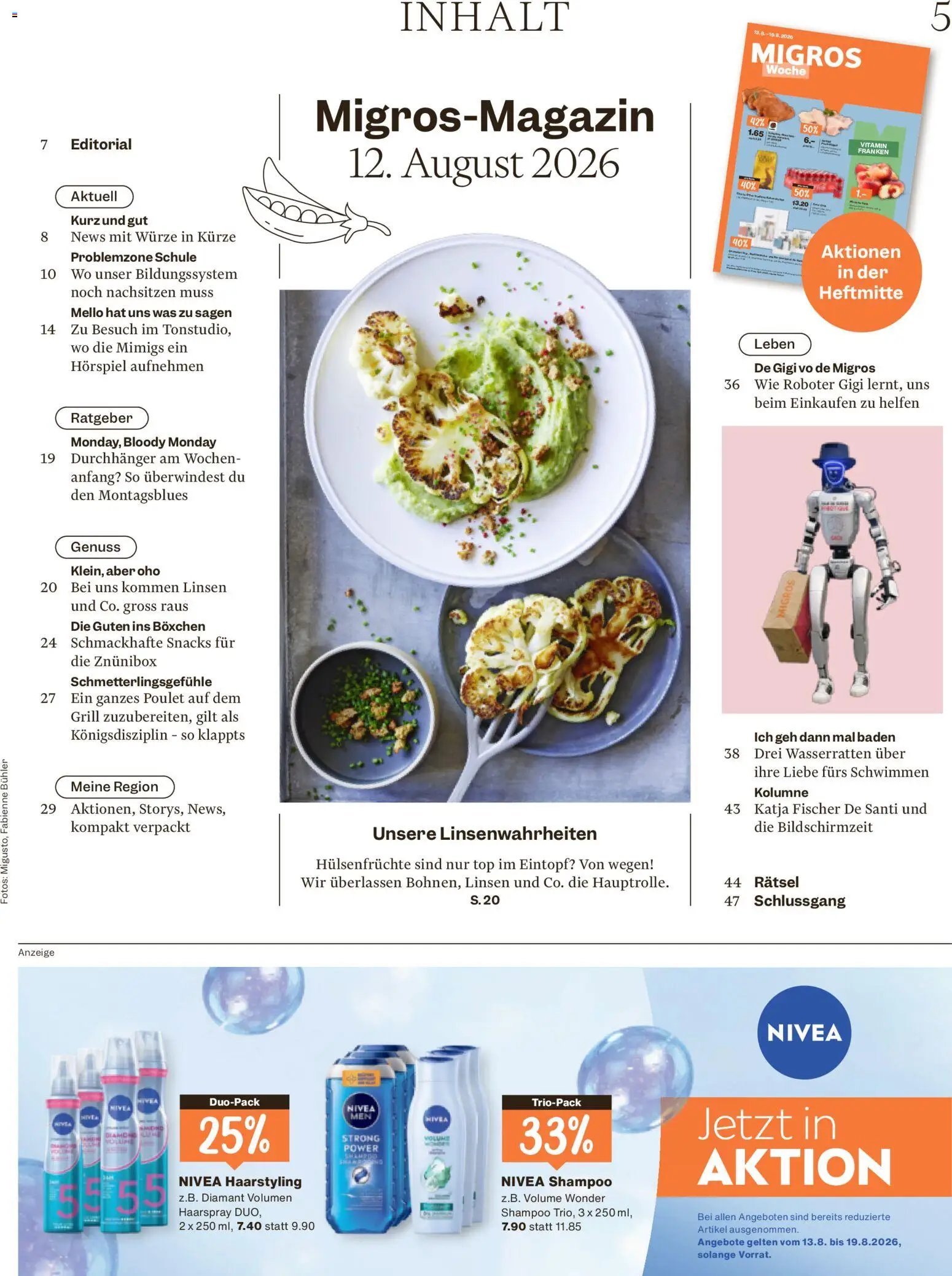 Migros aktionen Magazin