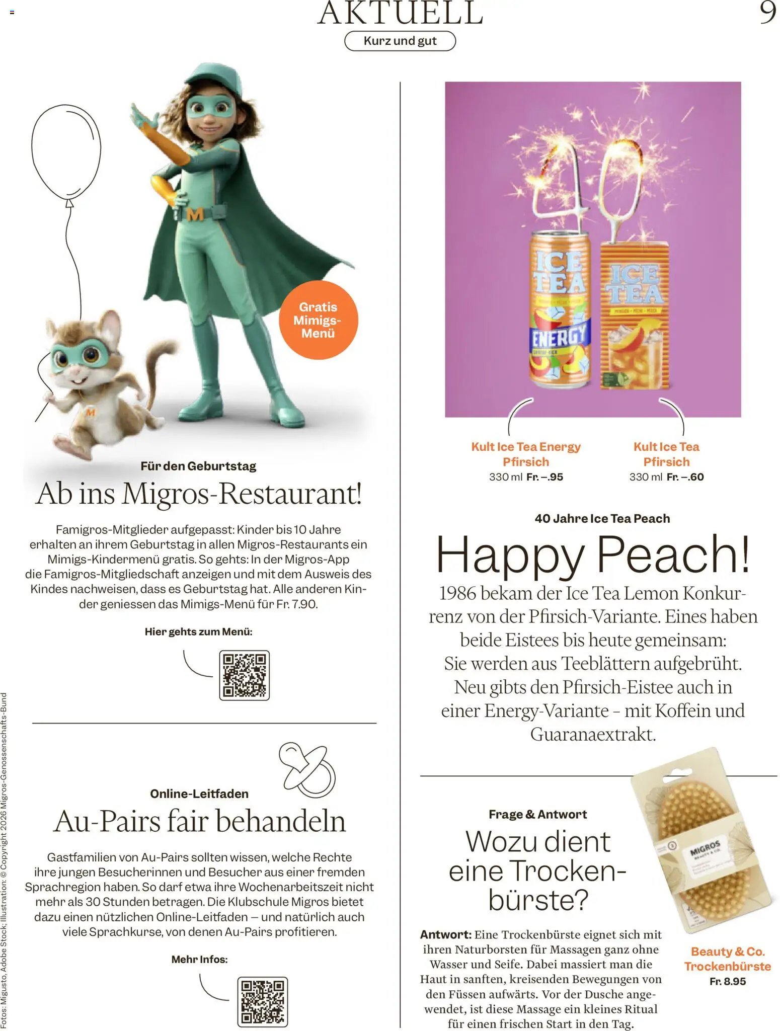 Migros aktionen Magazin