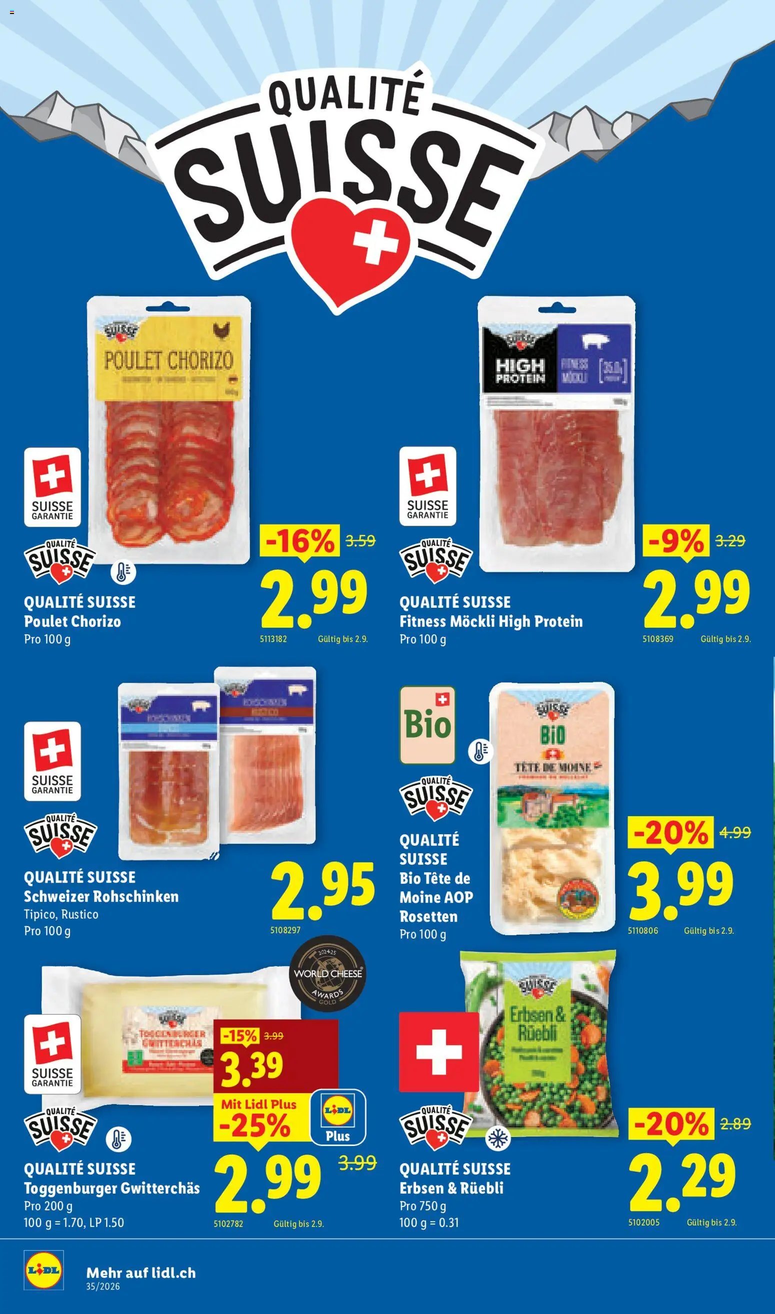 Lidl aktionen Qualité Suisse