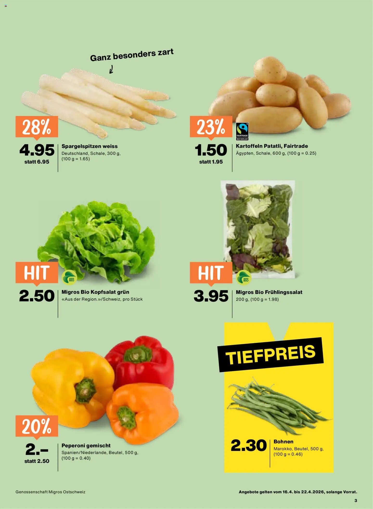 Migros aktionen (2026-04-16 - 2026-04-22)