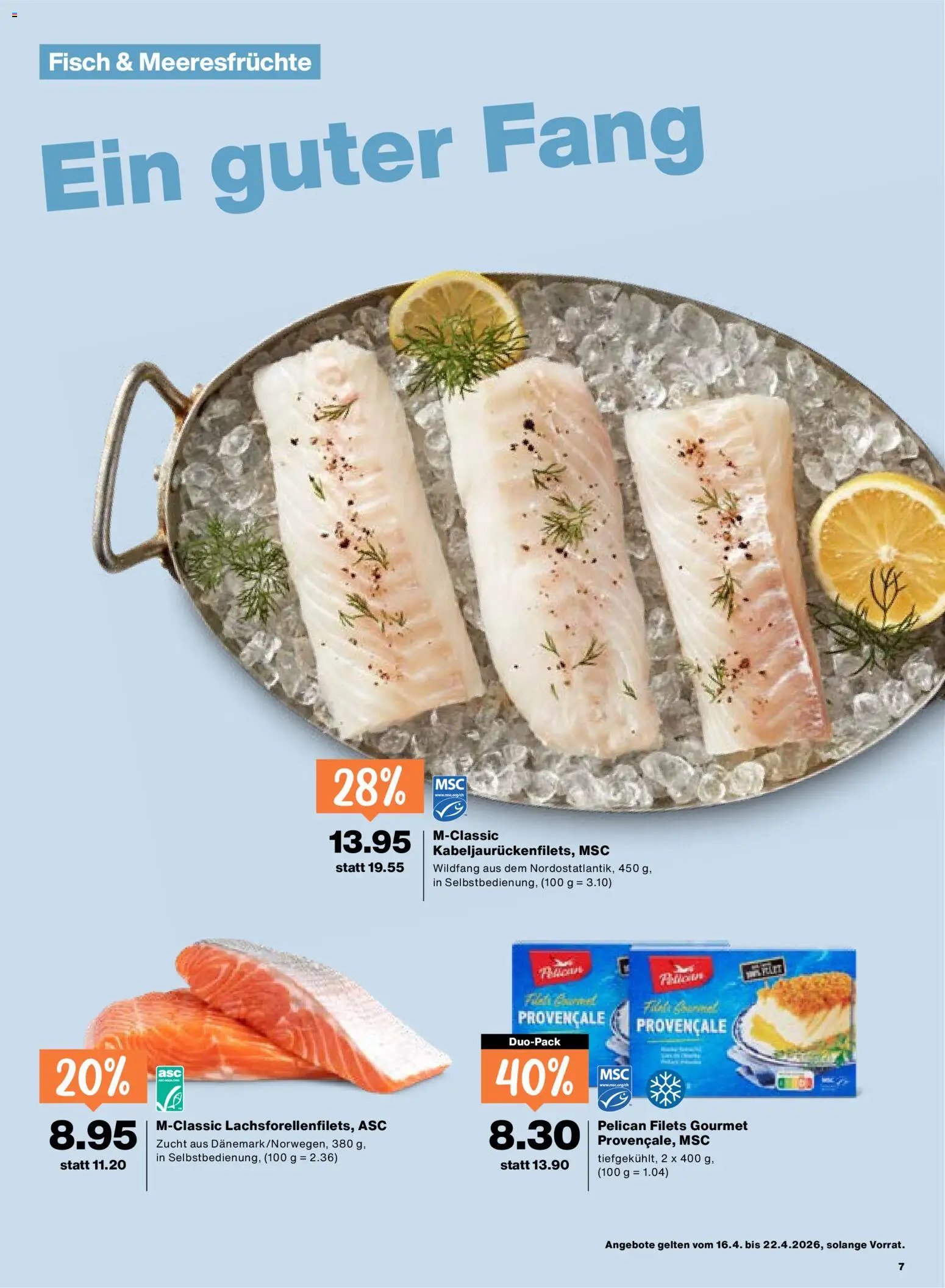 Migros aktionen (2026-04-16 - 2026-04-22)