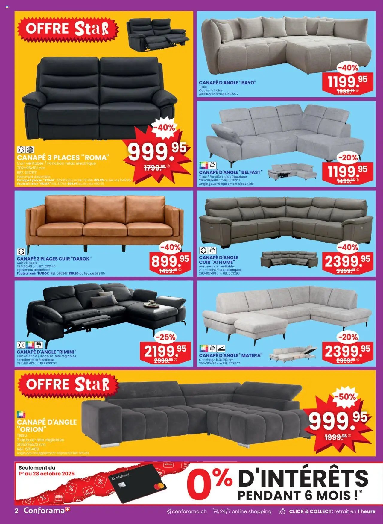 Conforama Aktionen FR (2025-10-01 - 2025-10-14)