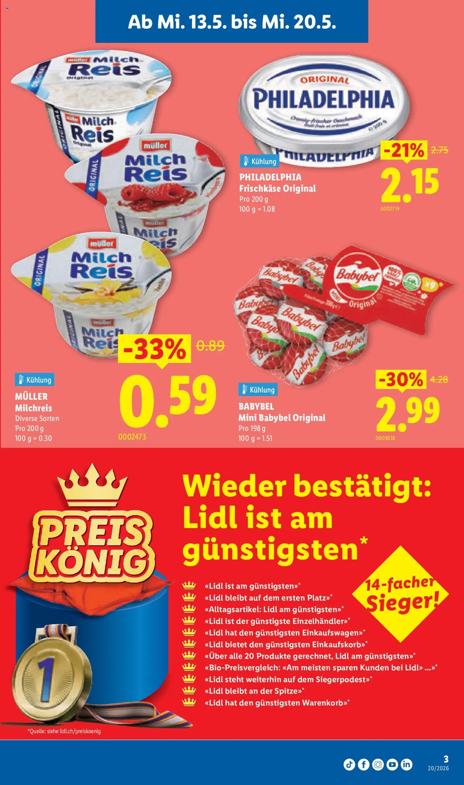 Lidl Aktionen Neueröffnung Luzern (2026-05-13 - 2026-05-20) | 3