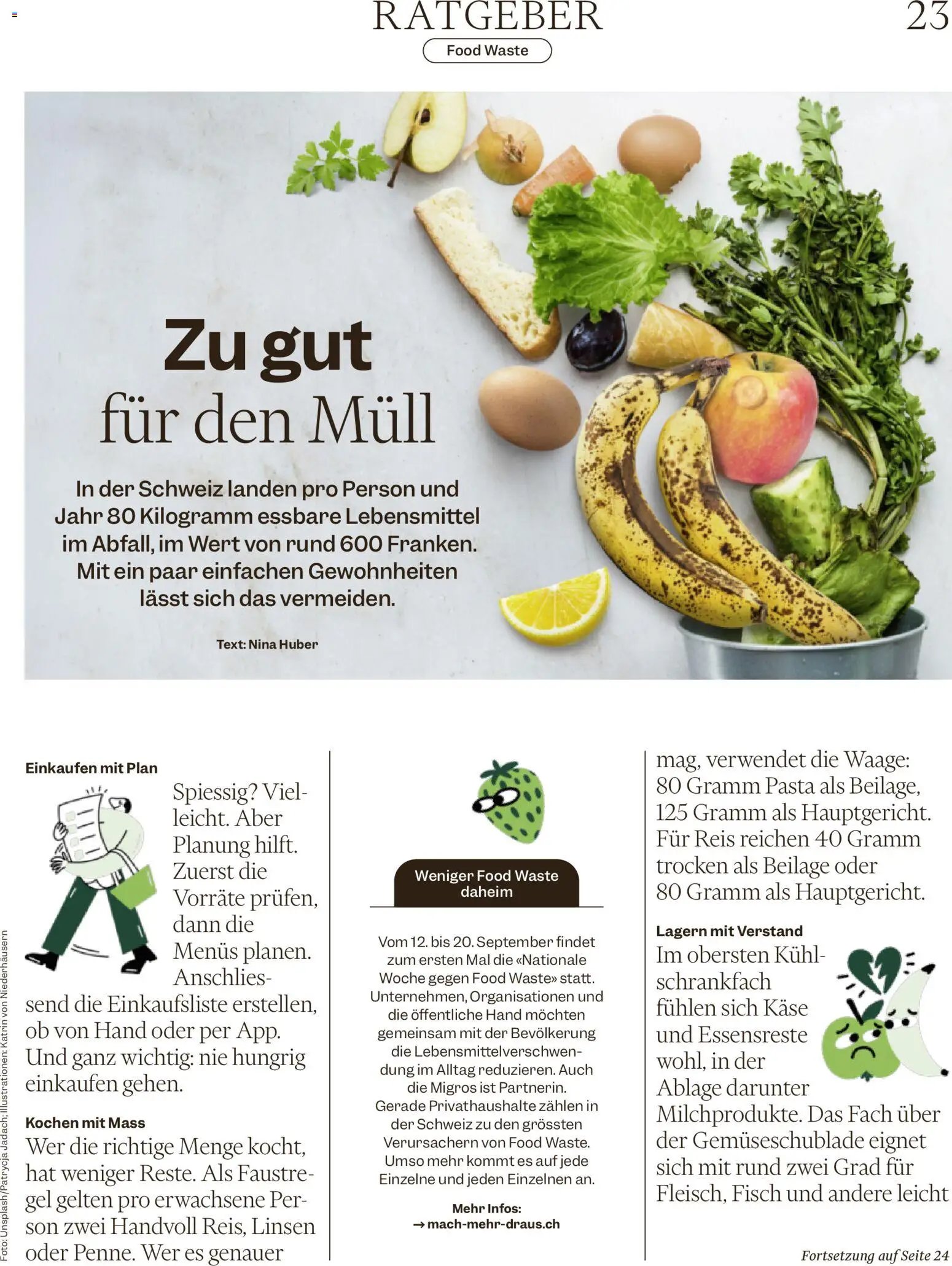 Migros aktionen Magazin