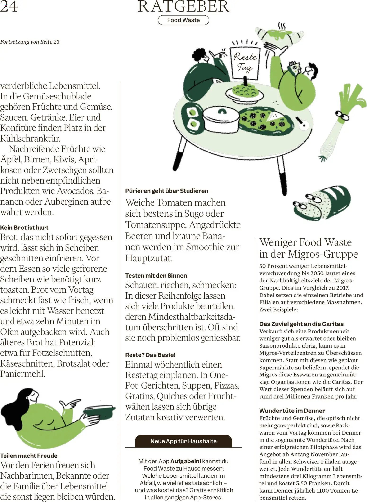 Migros aktionen Magazin