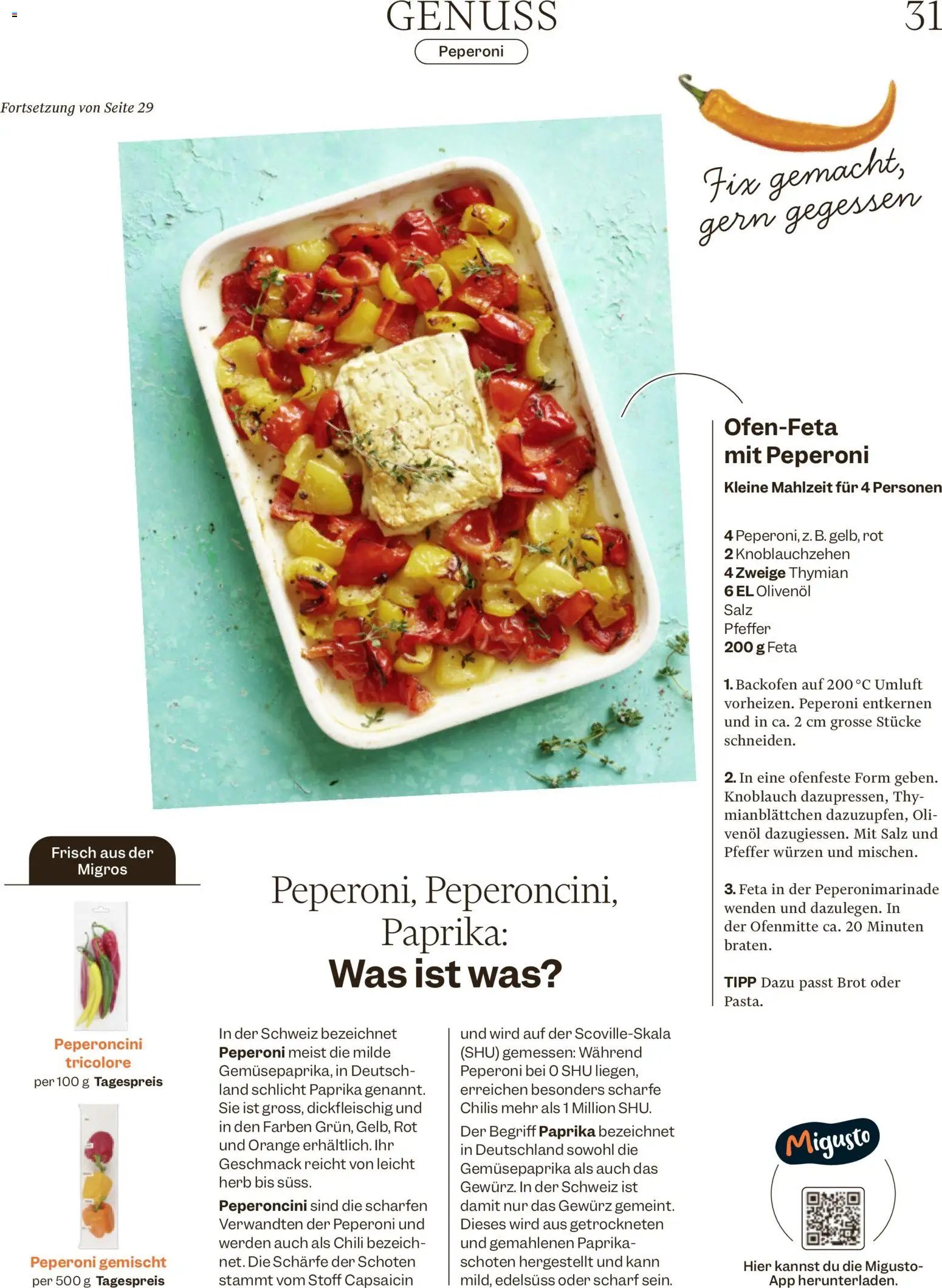 Migros aktionen Magazin