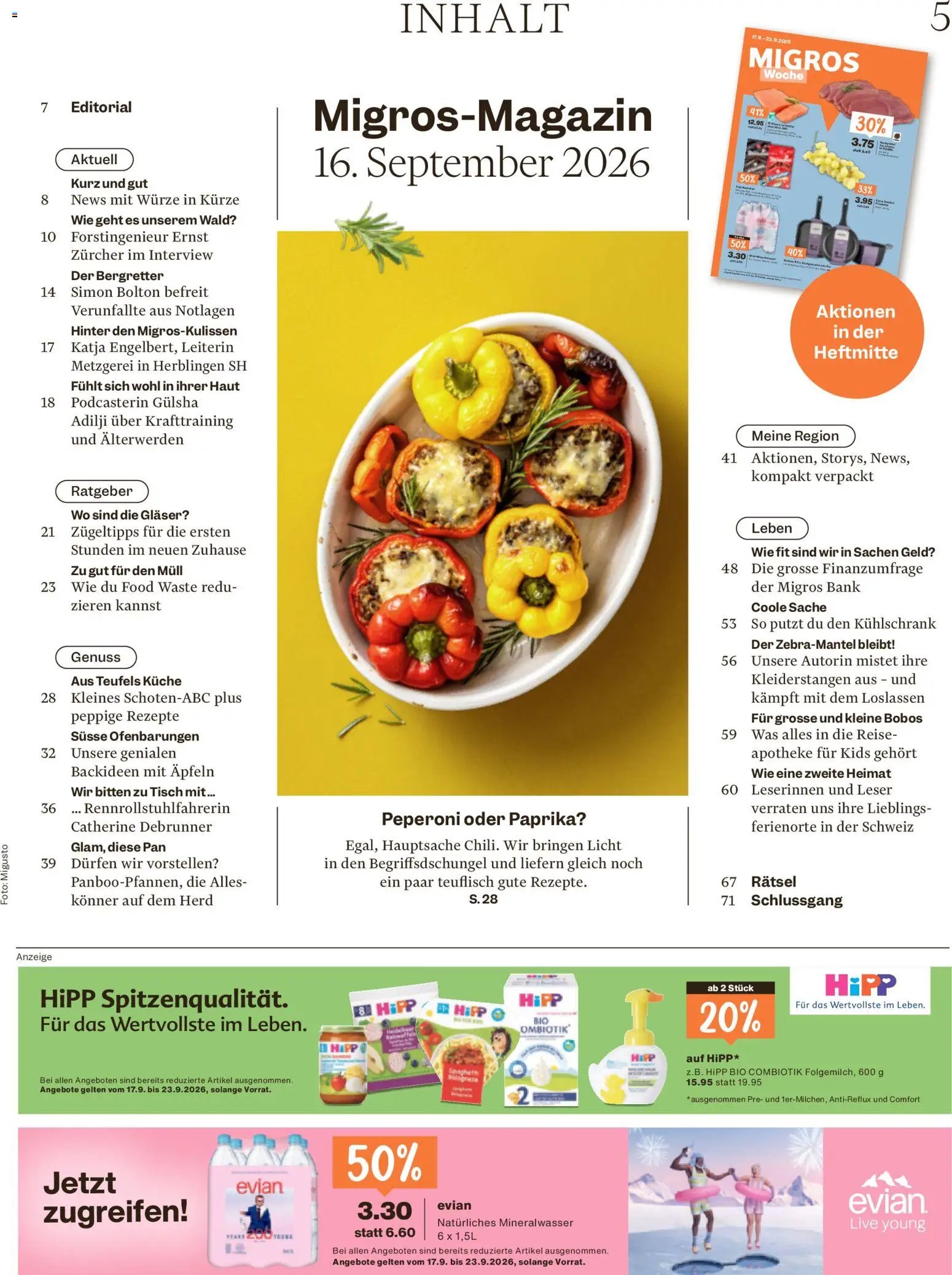 Migros aktionen Magazin