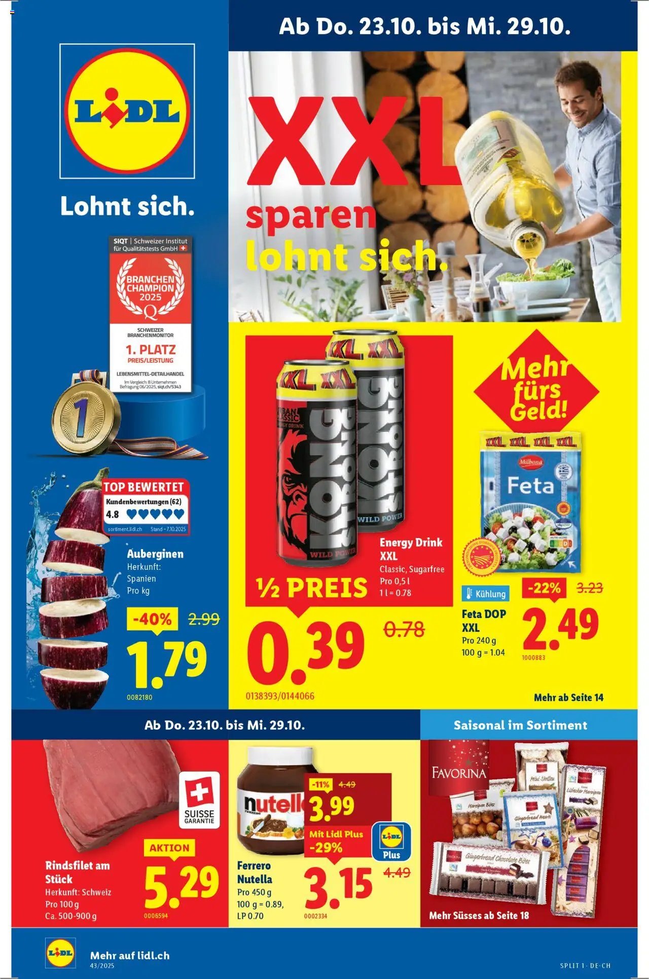 Lidl Aktionen (2025-10-23 - 2025-10-29)