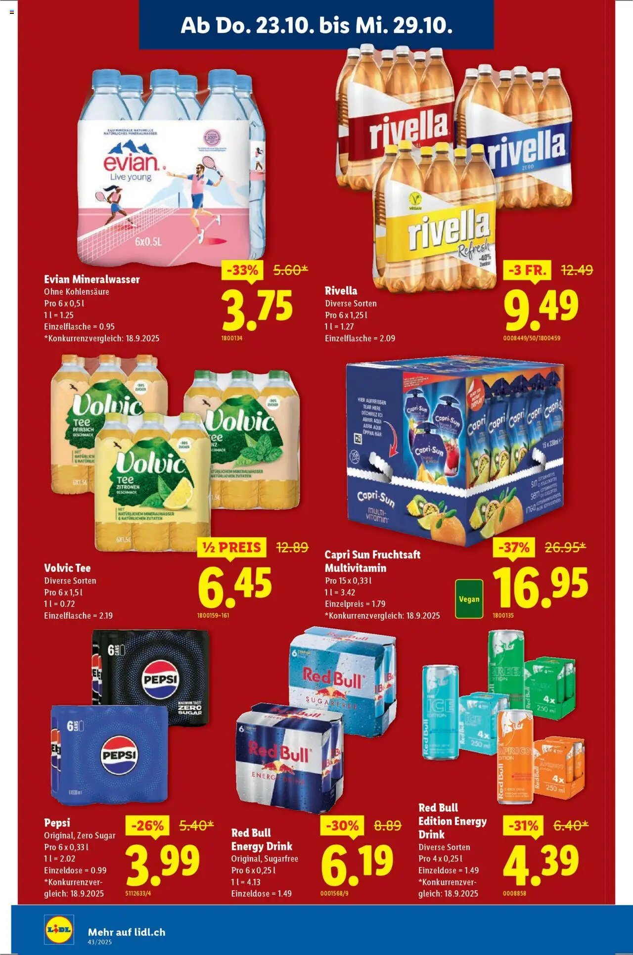 Lidl Aktionen (2025-10-23 - 2025-10-29)