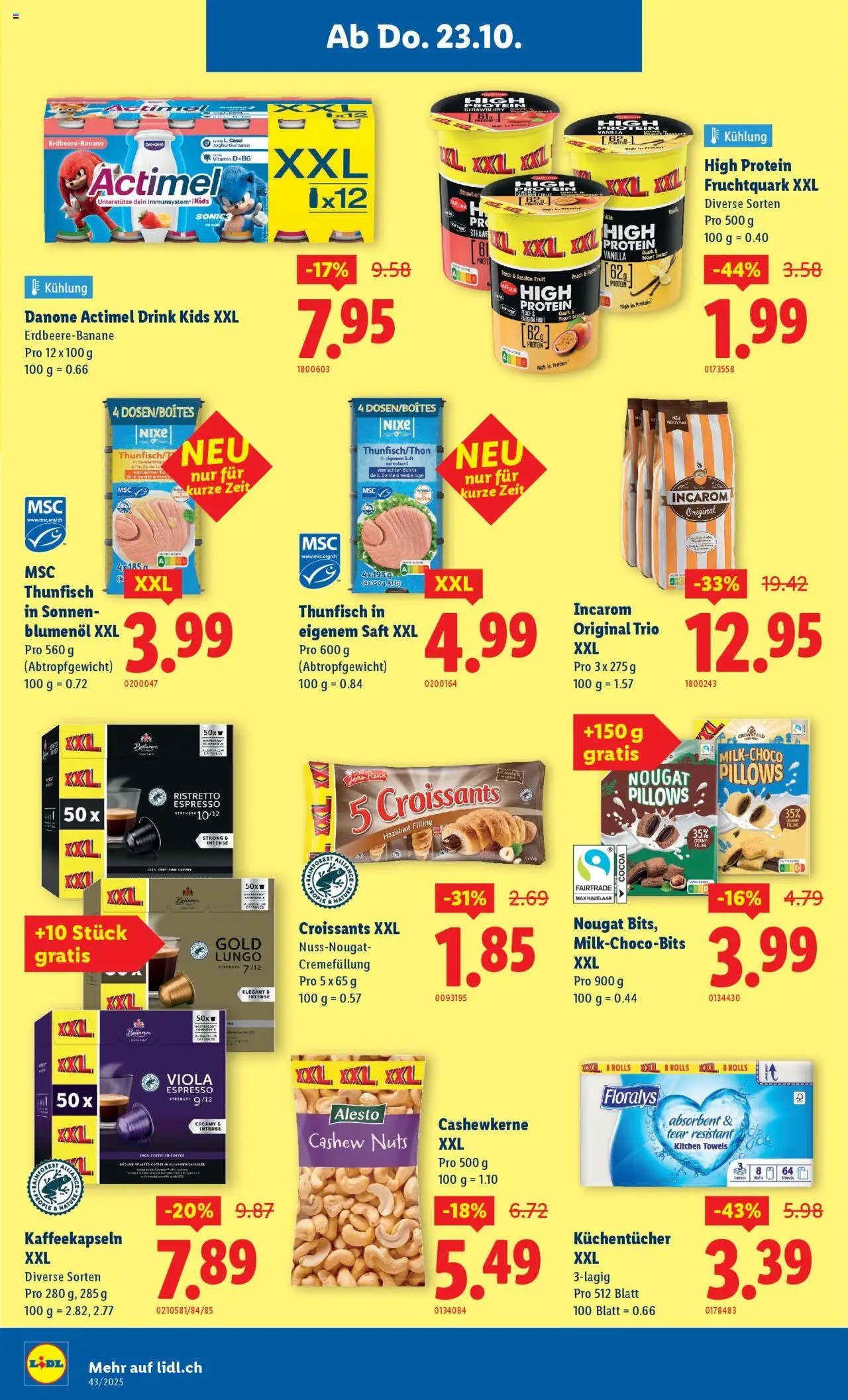 Lidl Aktionen (2025-10-23 - 2025-10-29)