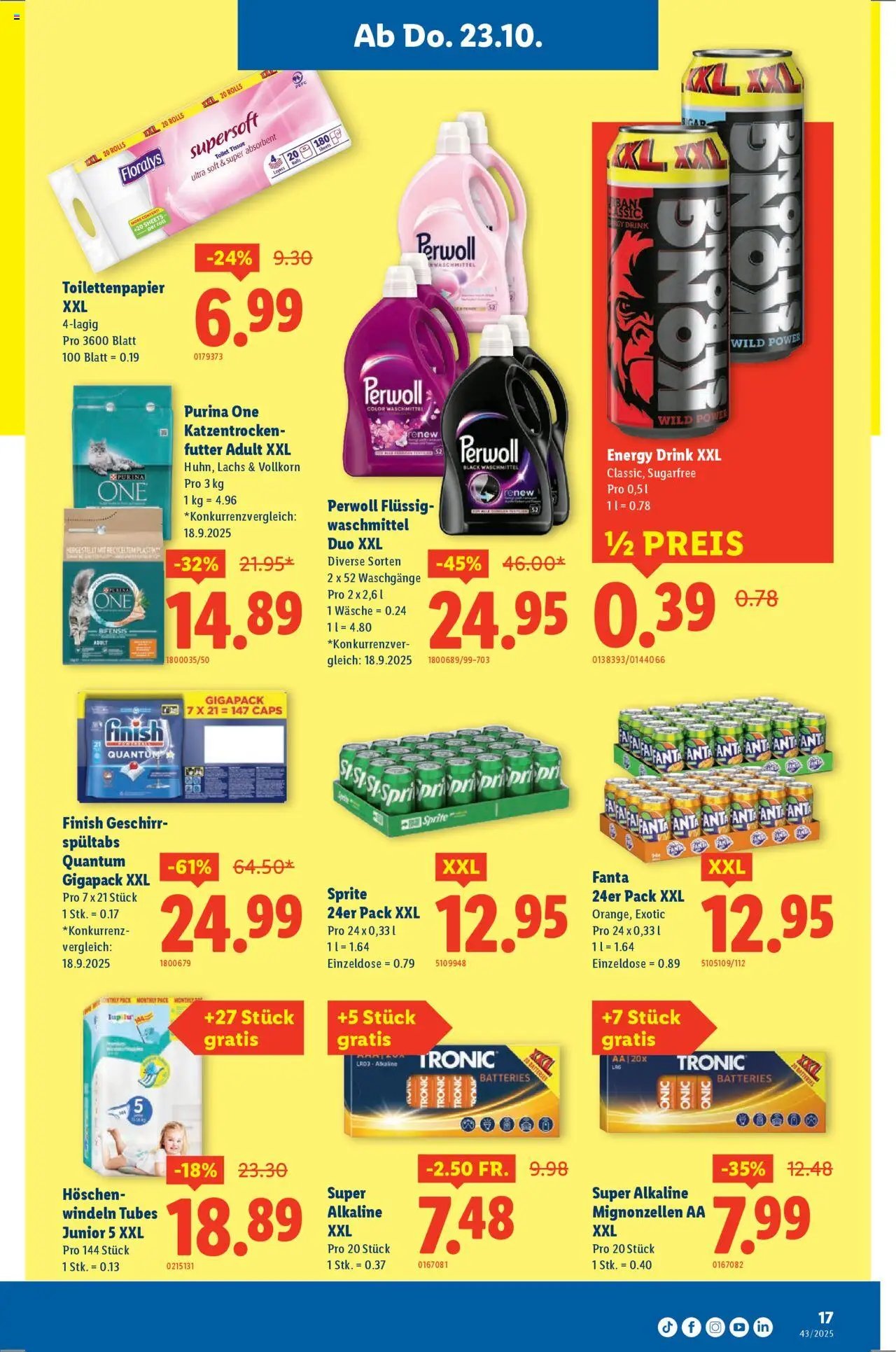Lidl Aktionen (2025-10-23 - 2025-10-29)
