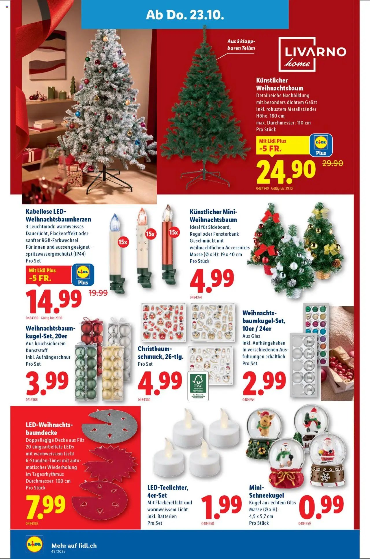 Lidl Aktionen (2025-10-23 - 2025-10-29)