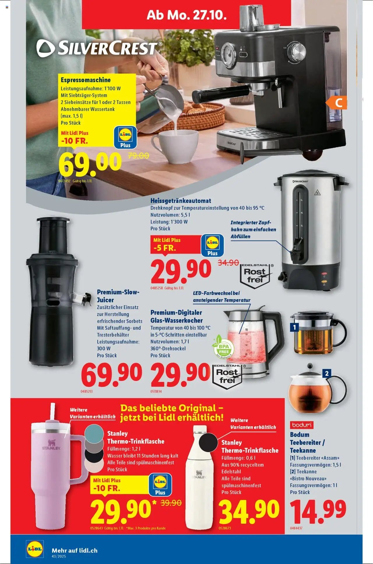 Lidl Aktionen (2025-10-23 - 2025-10-29)