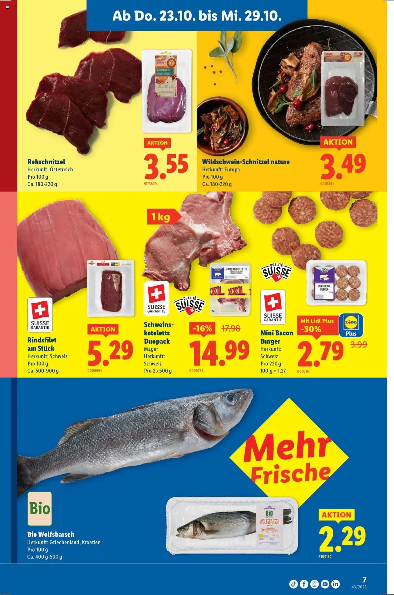 Lidl Aktionen (2025-10-23 - 2025-10-29)