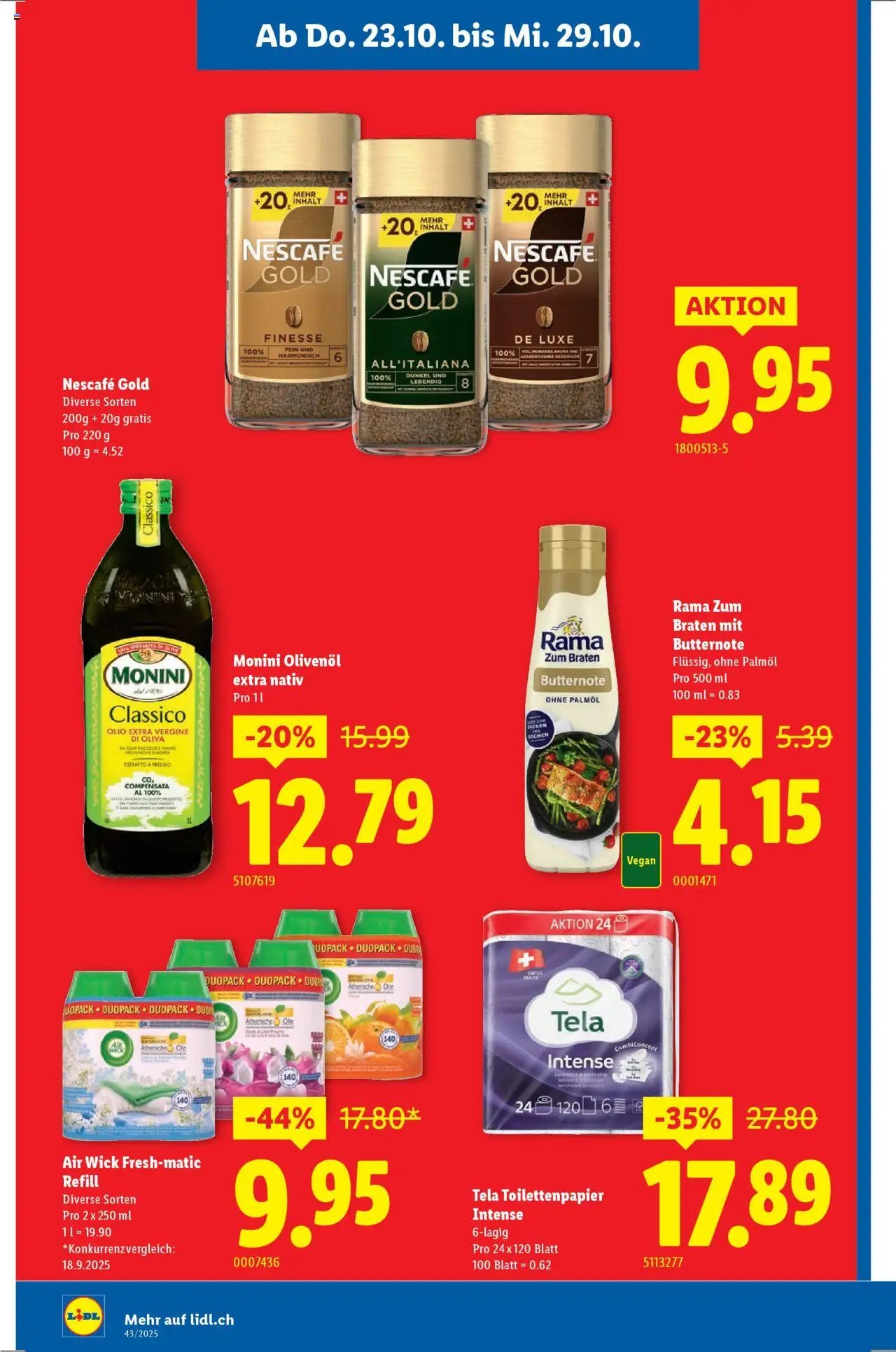Lidl Aktionen (2025-10-23 - 2025-10-29)
