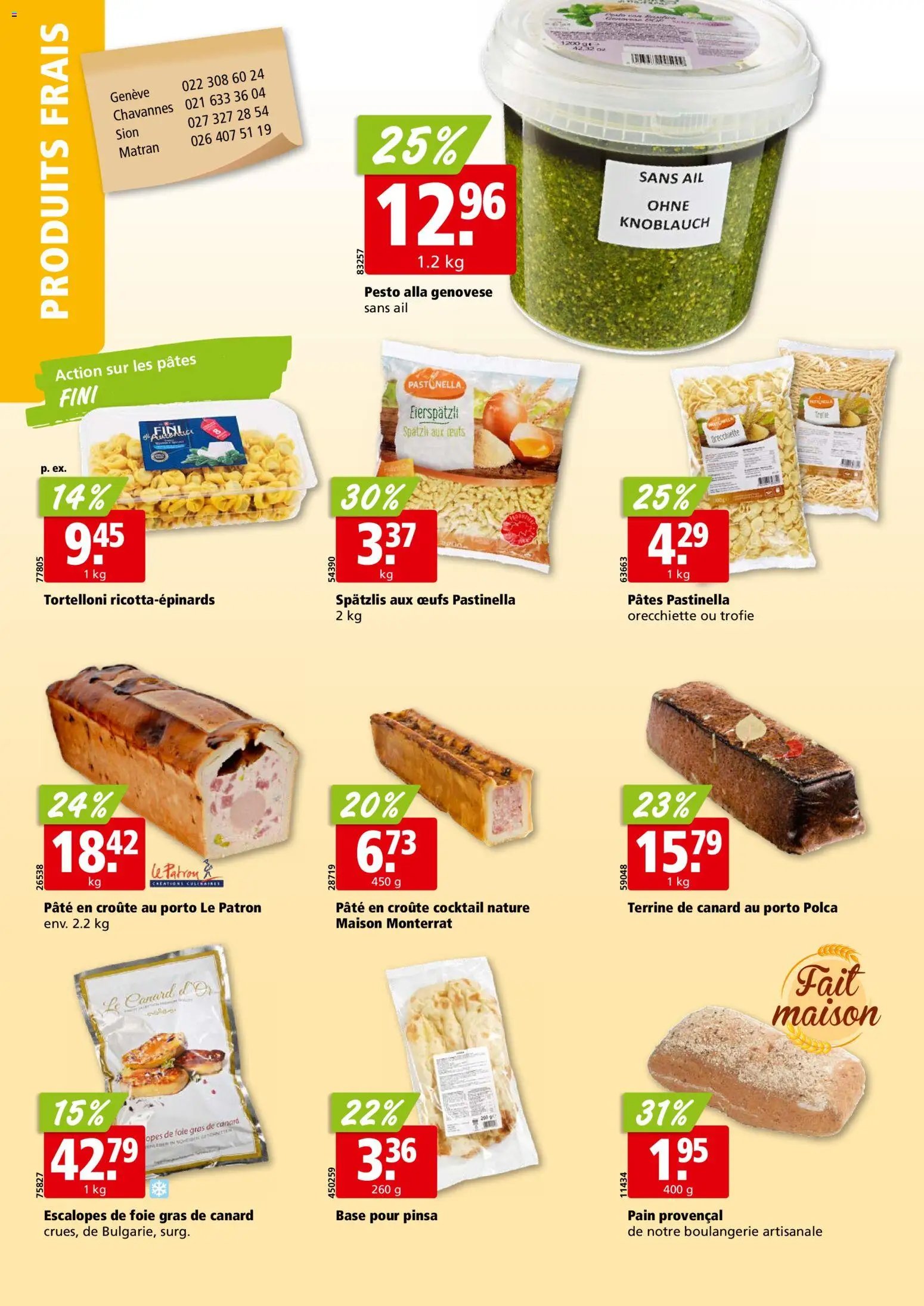 Aligro Aktionen Chavannes, Matran, Genève, Sion (2026-02-02 - 2026-02-07)