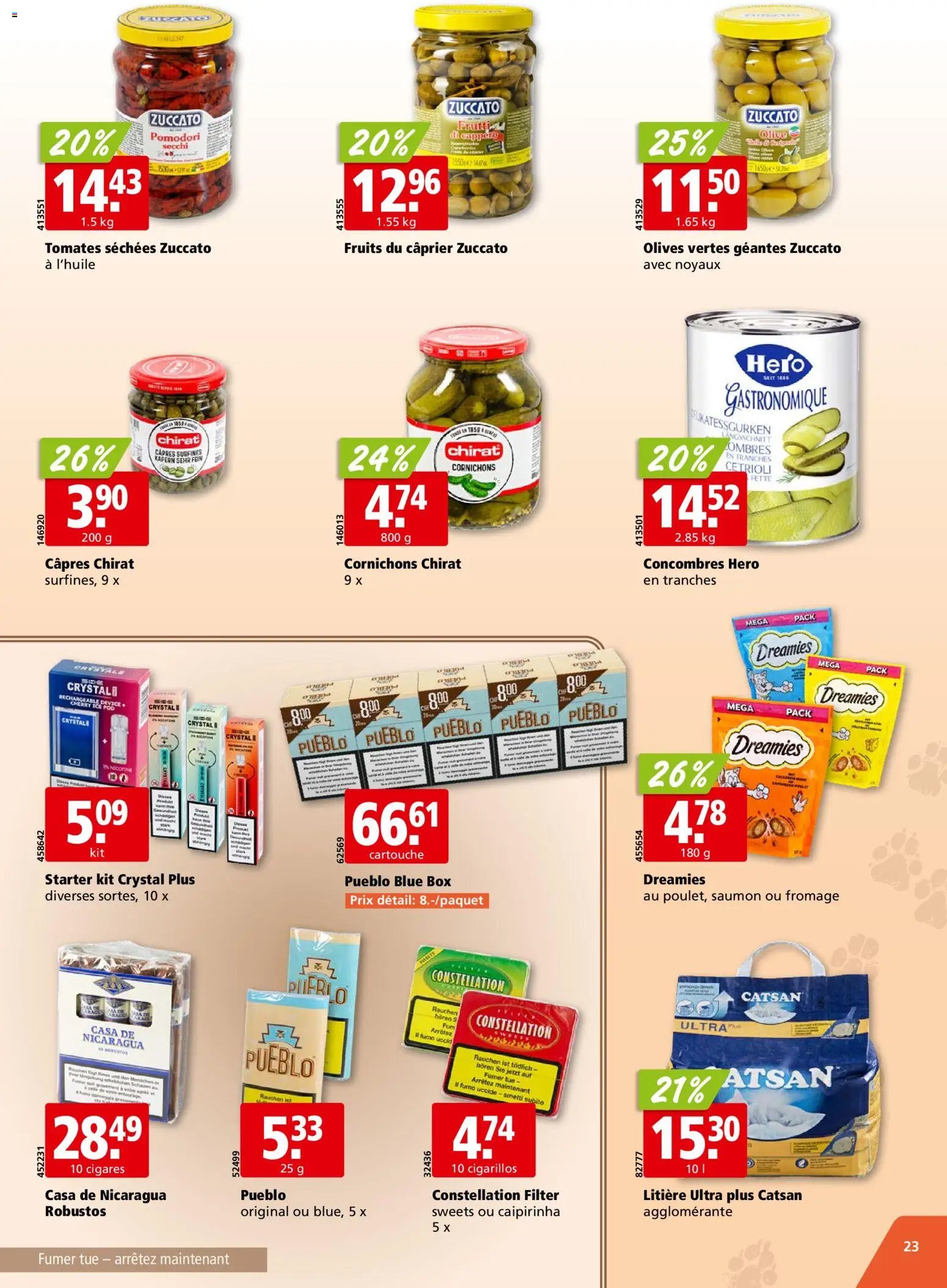 Aligro Aktionen Chavannes, Matran, Genève, Sion (2026-02-02 - 2026-02-07)