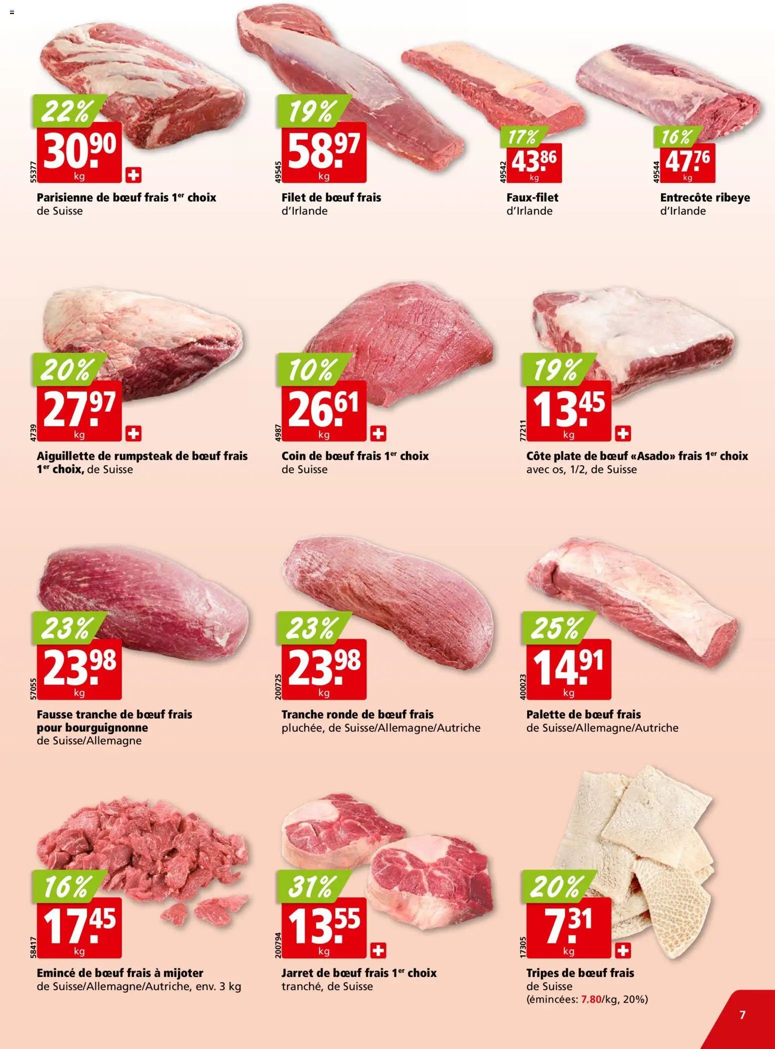 Aligro Aktionen Chavannes, Matran, Genève, Sion (2026-02-02 - 2026-02-07)