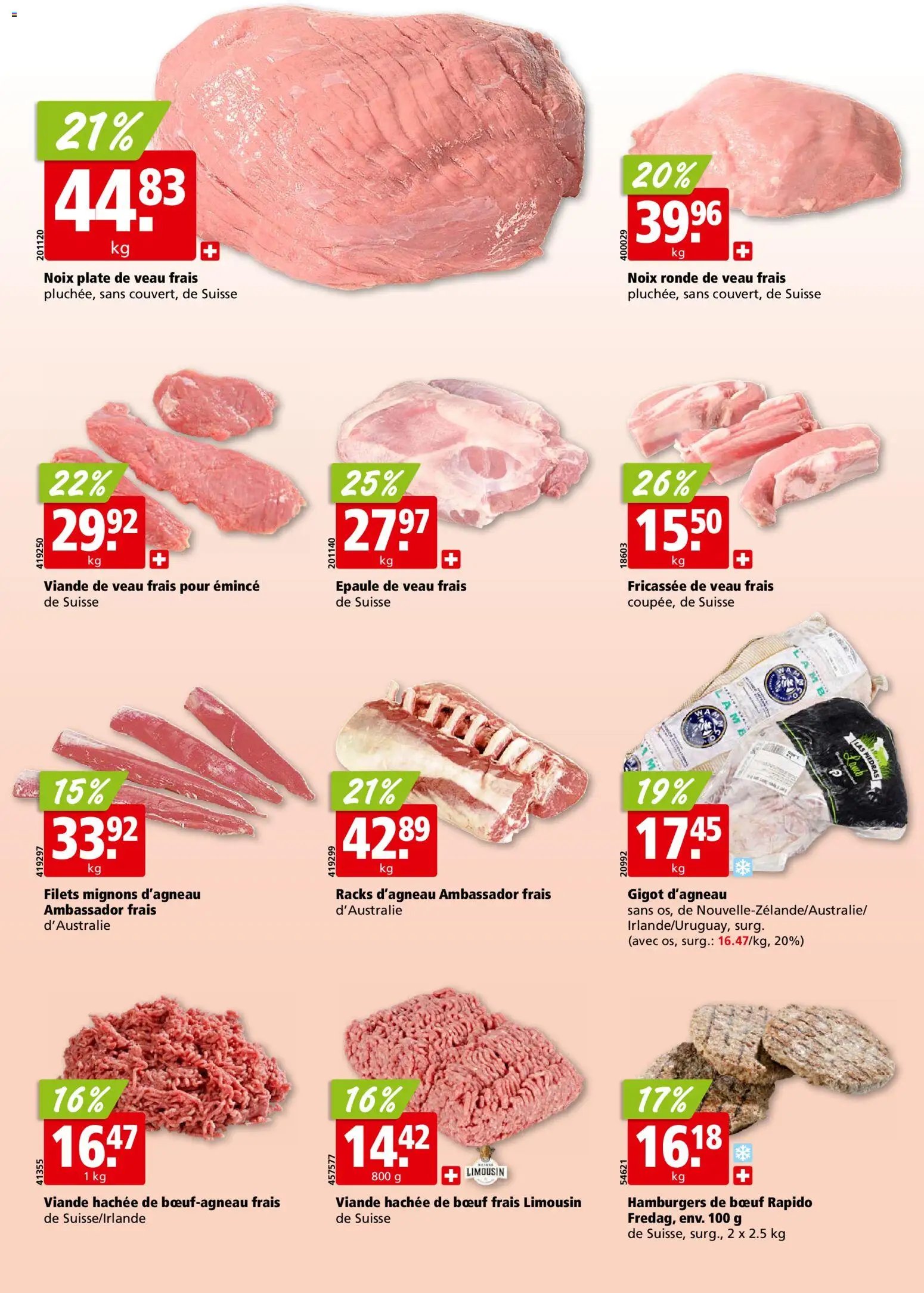 Aligro Aktionen Chavannes, Matran, Genève, Sion (2026-02-02 - 2026-02-07)