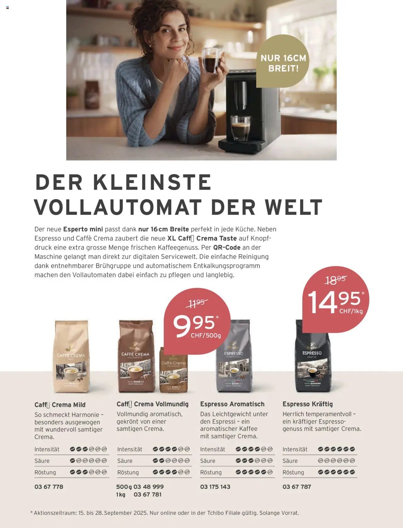 Tchibo Aktionen Herbst (2025-09-24 - 2025-12-21)