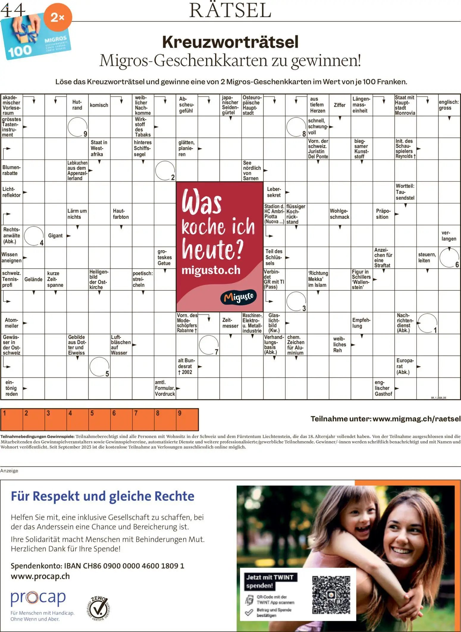 Migros Magazin (2025-12-29 - 2026-01-05)