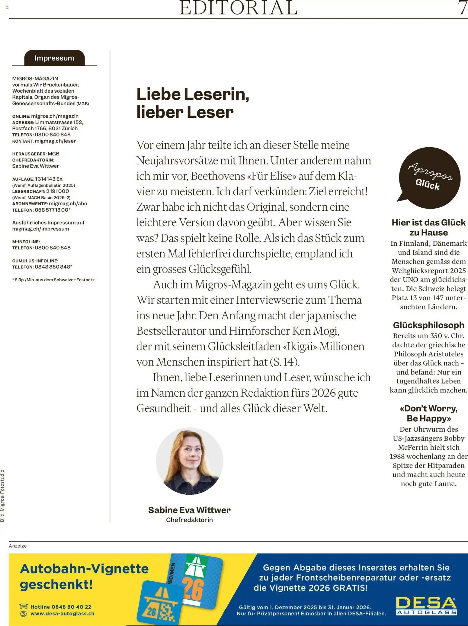 Migros Magazin (2025-12-29 - 2026-01-05)