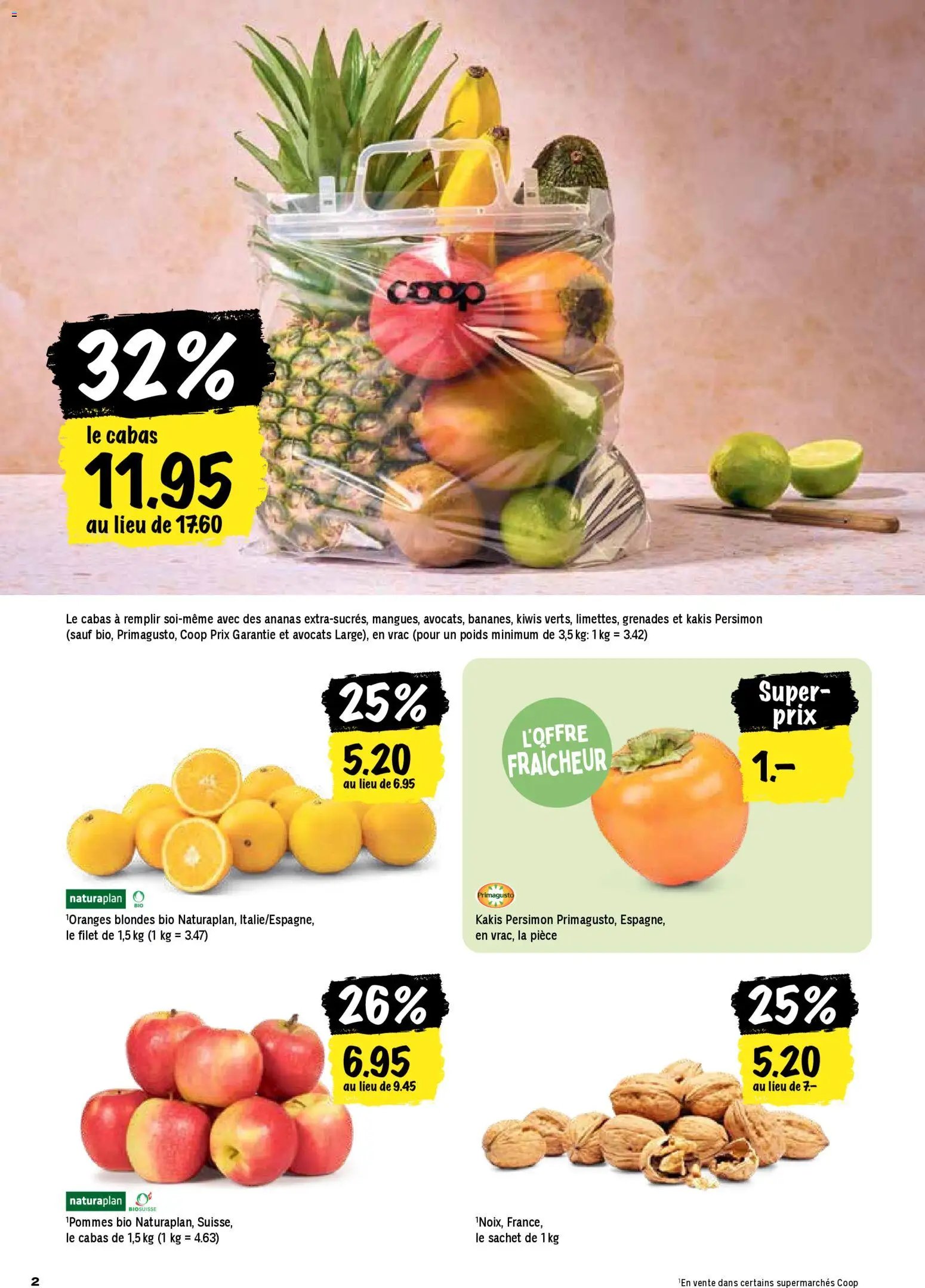 Coop - Les actions de la semaine (2025-11-20 - 2025-11-26)