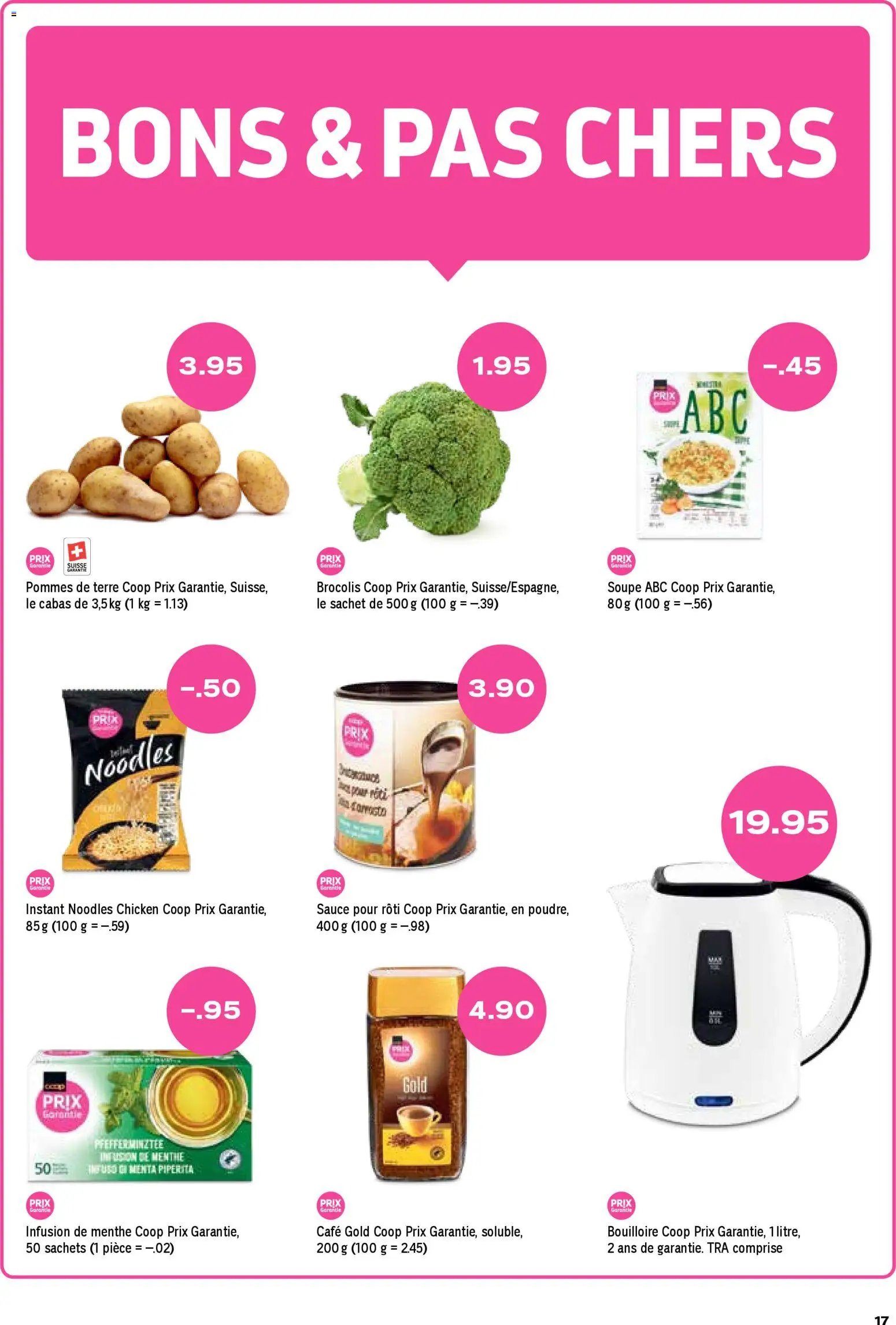 Coop - Les actions de la semaine (2025-11-20 - 2025-11-26)