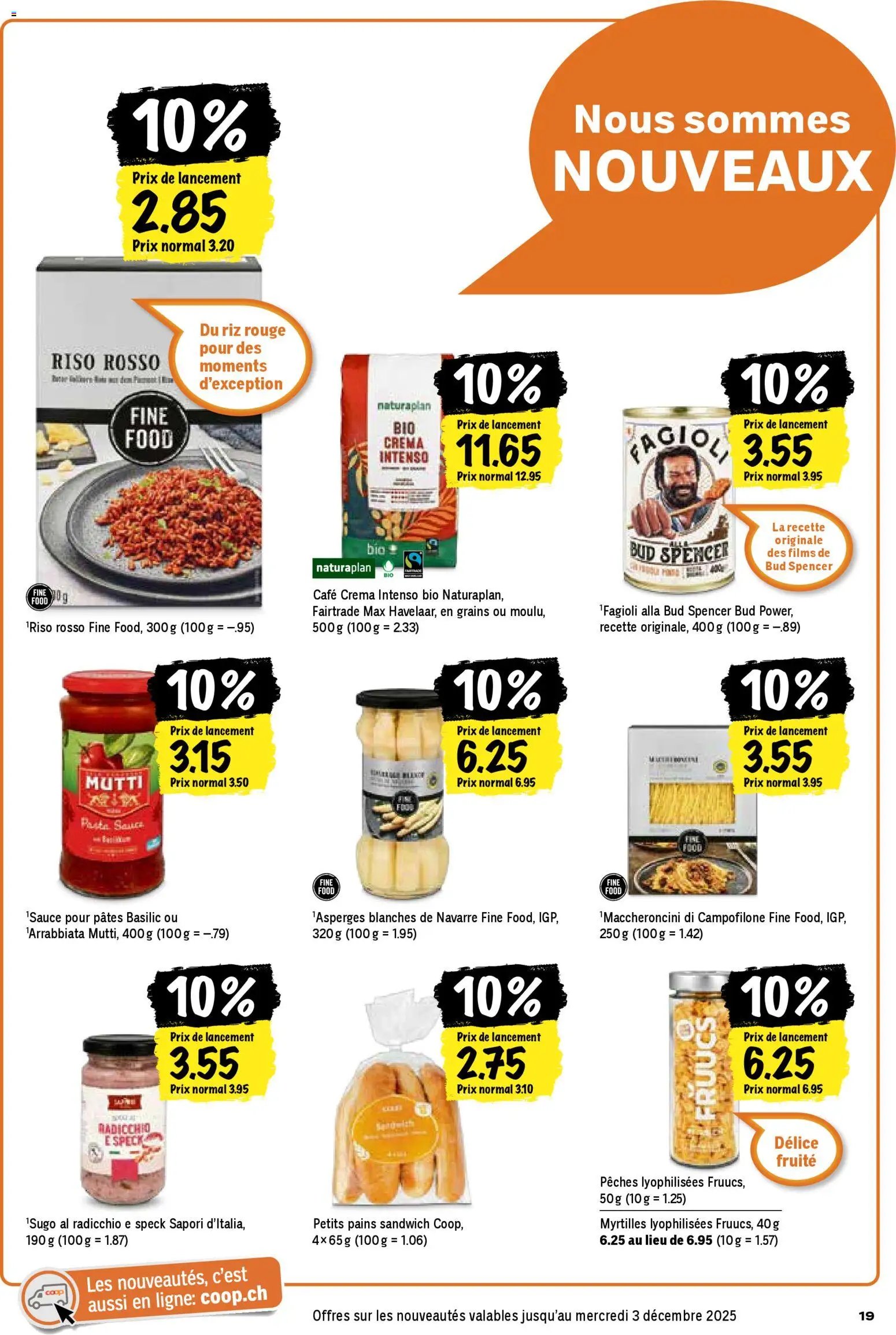 Coop - Les actions de la semaine (2025-11-20 - 2025-11-26)