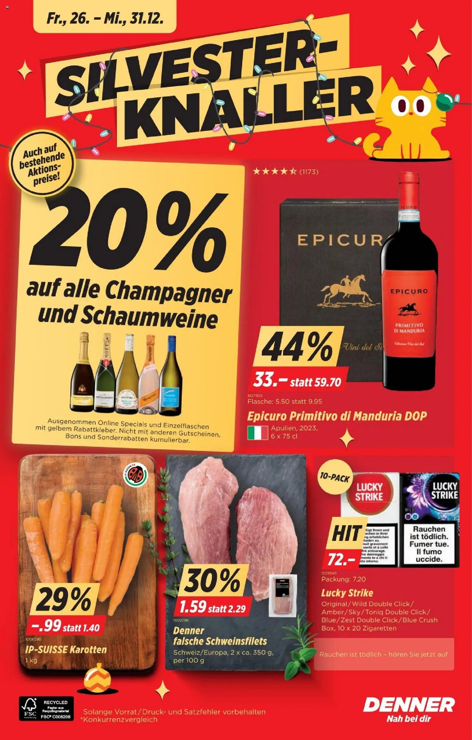 Denner Aktionen (2025-12-23 - 2025-12-31)