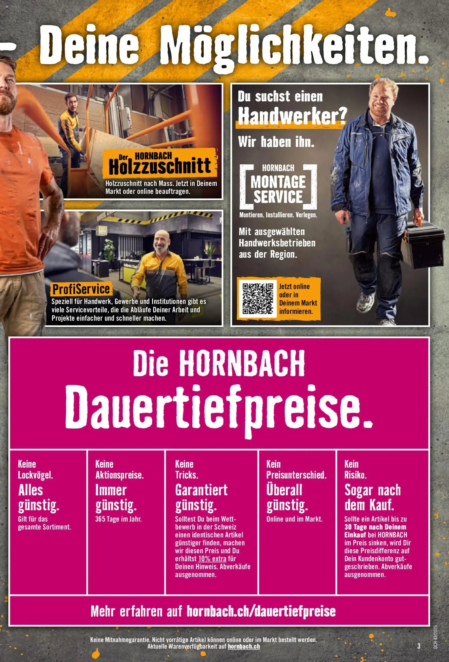 Hornbach aktionen