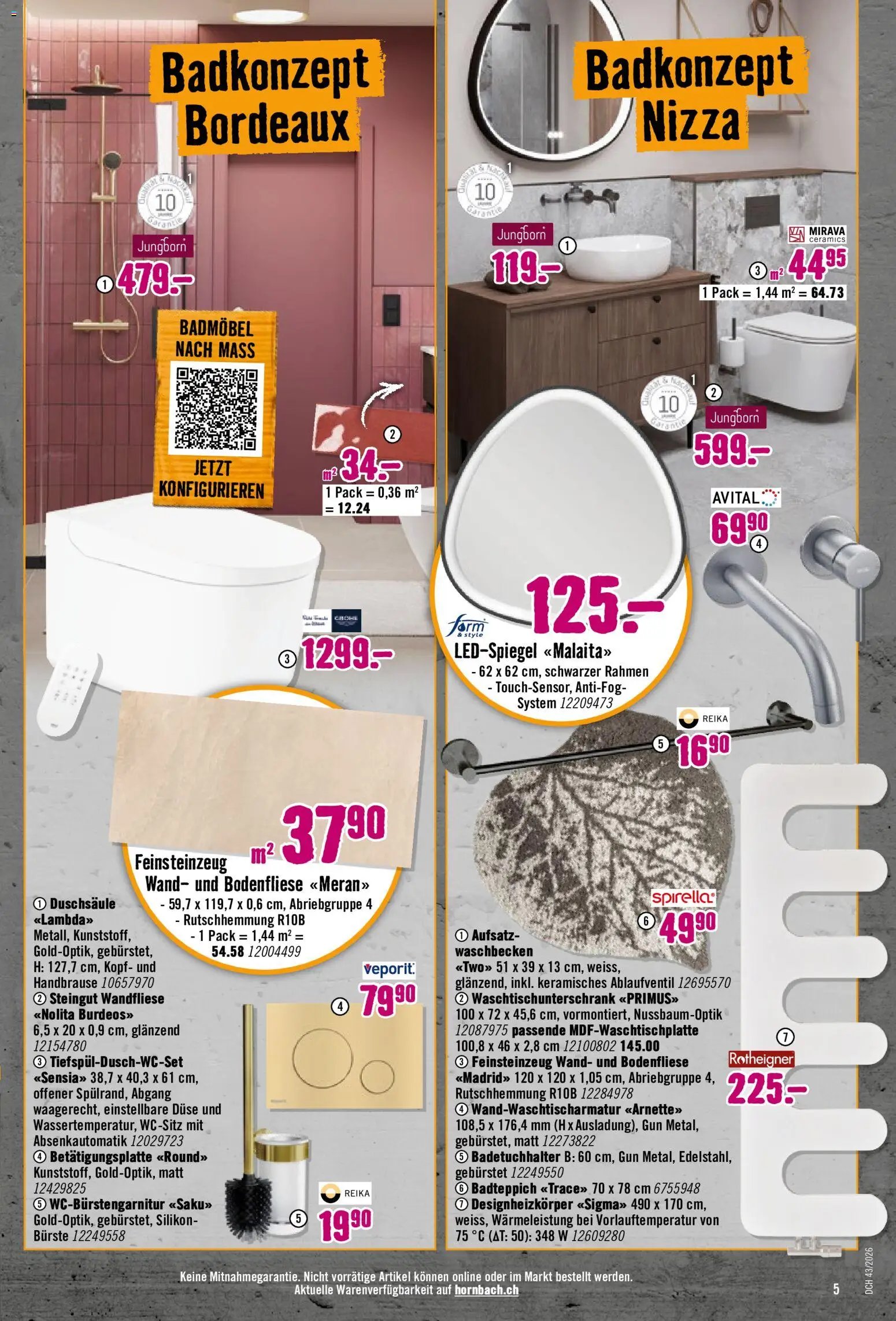 Hornbach aktionen