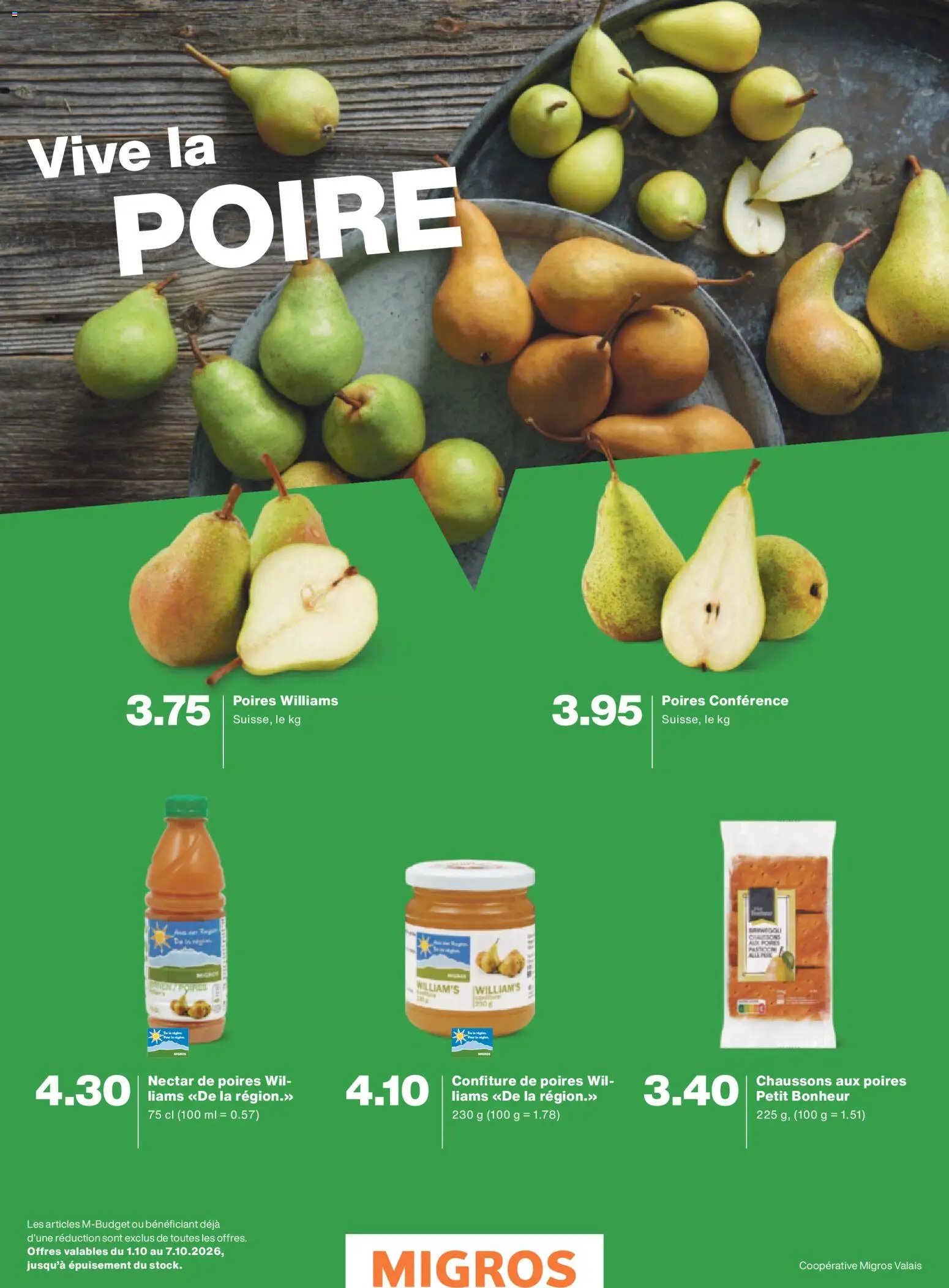 Migros aktionen Magazin FR
