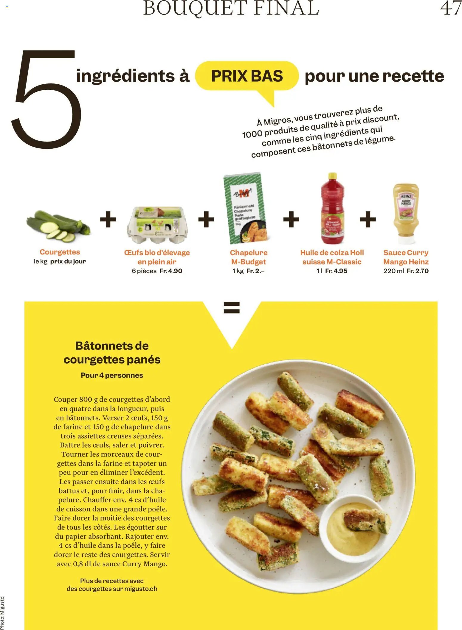 Migros aktionen Magazin FR