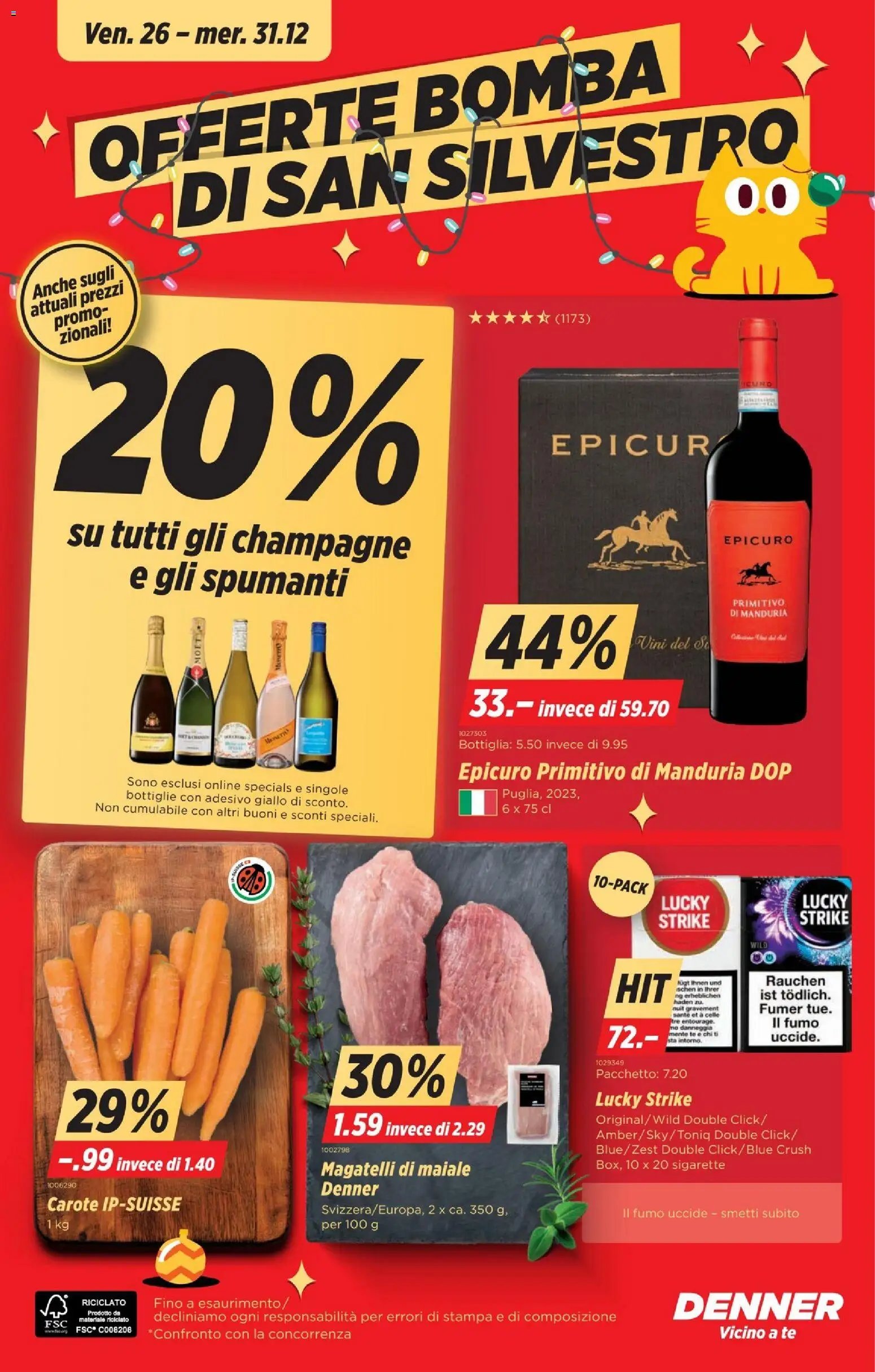 Denner Aktionen IT (2025-12-23 - 2025-12-31)