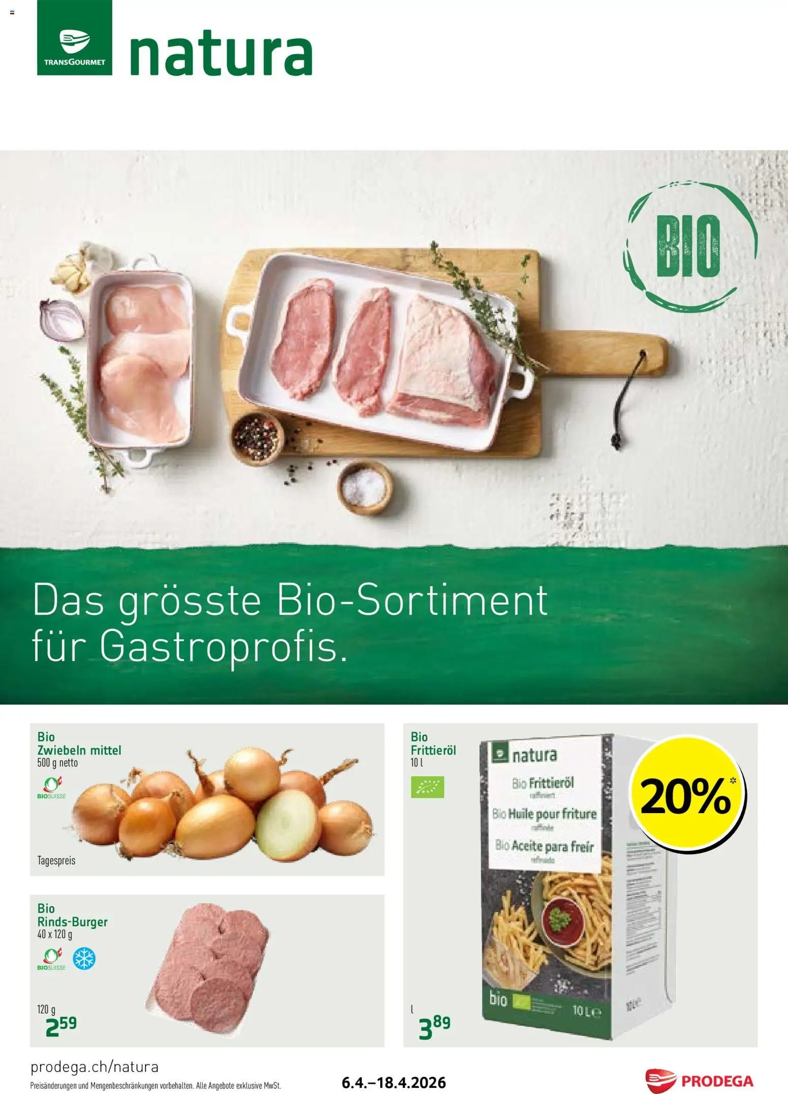 Prodega aktionen Natura (2026-04-06 - 2026-04-18)